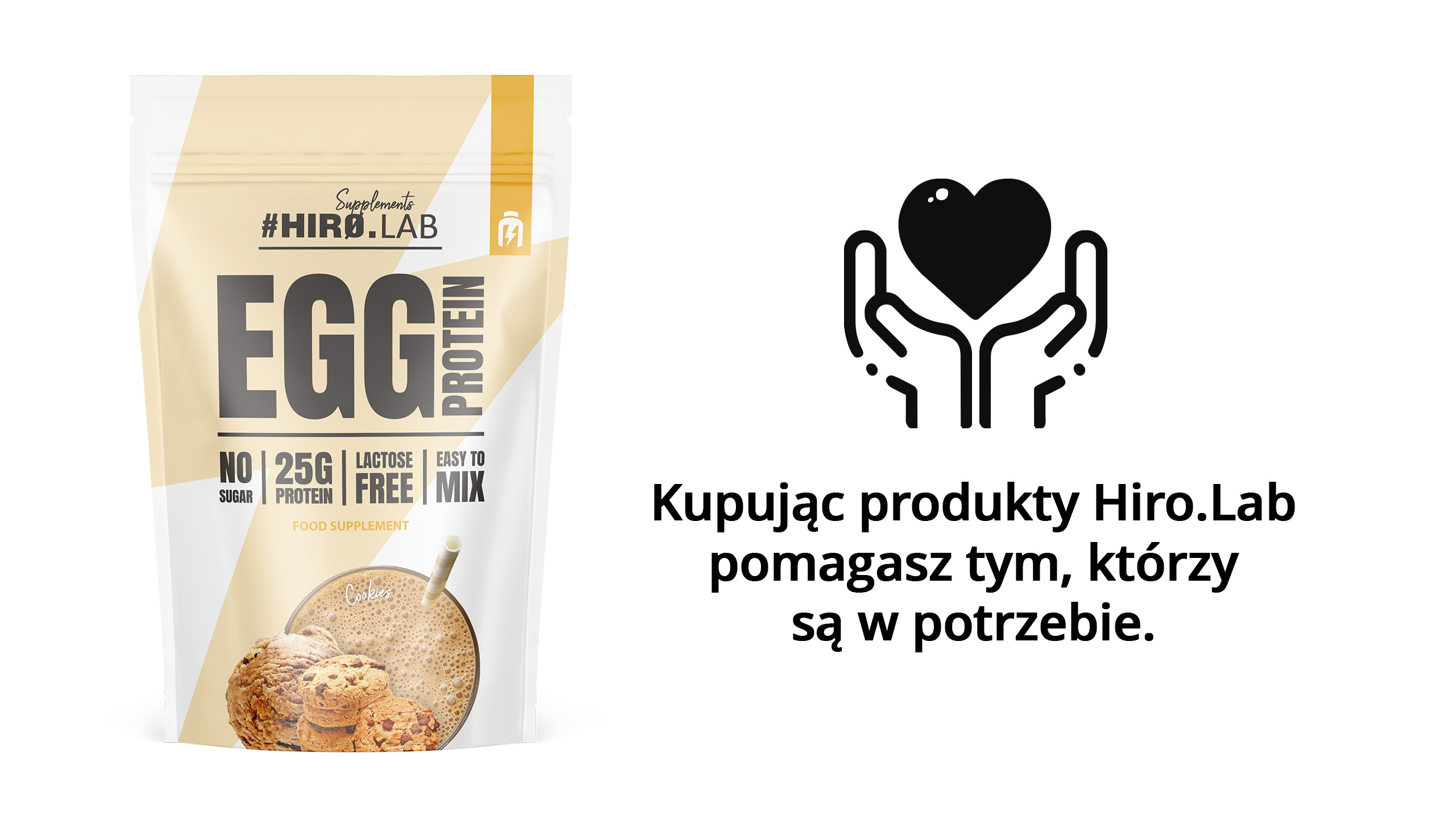 hiro.lab egg protein cookies 750 g