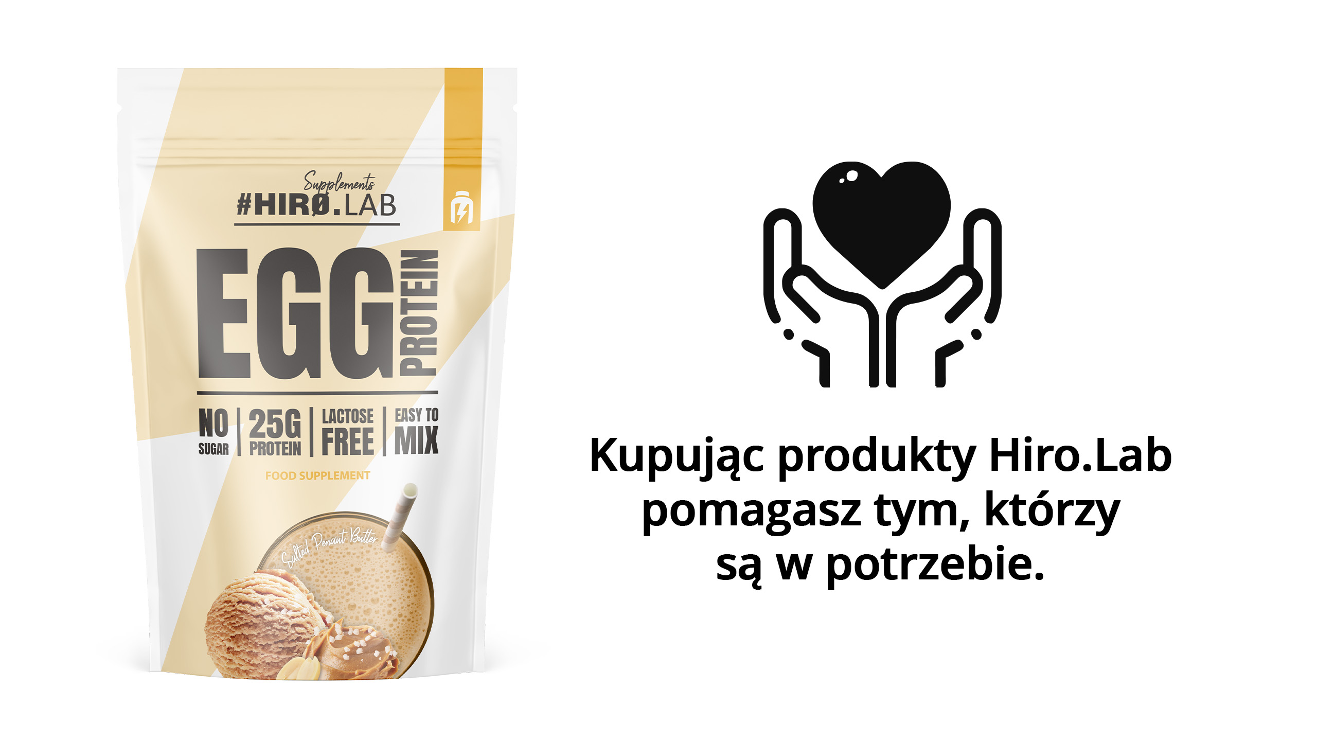 hiro.lab egg protein salted peanut butter 750g