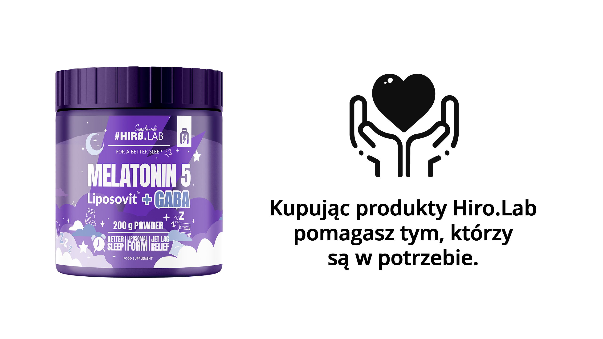 hiro.lab melatonin liposovit gaba 200g