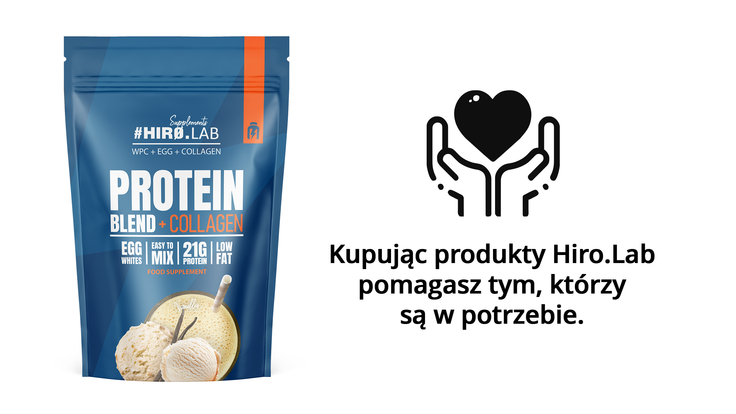 hiro.lab protein blen + collagen vanilla 750 g