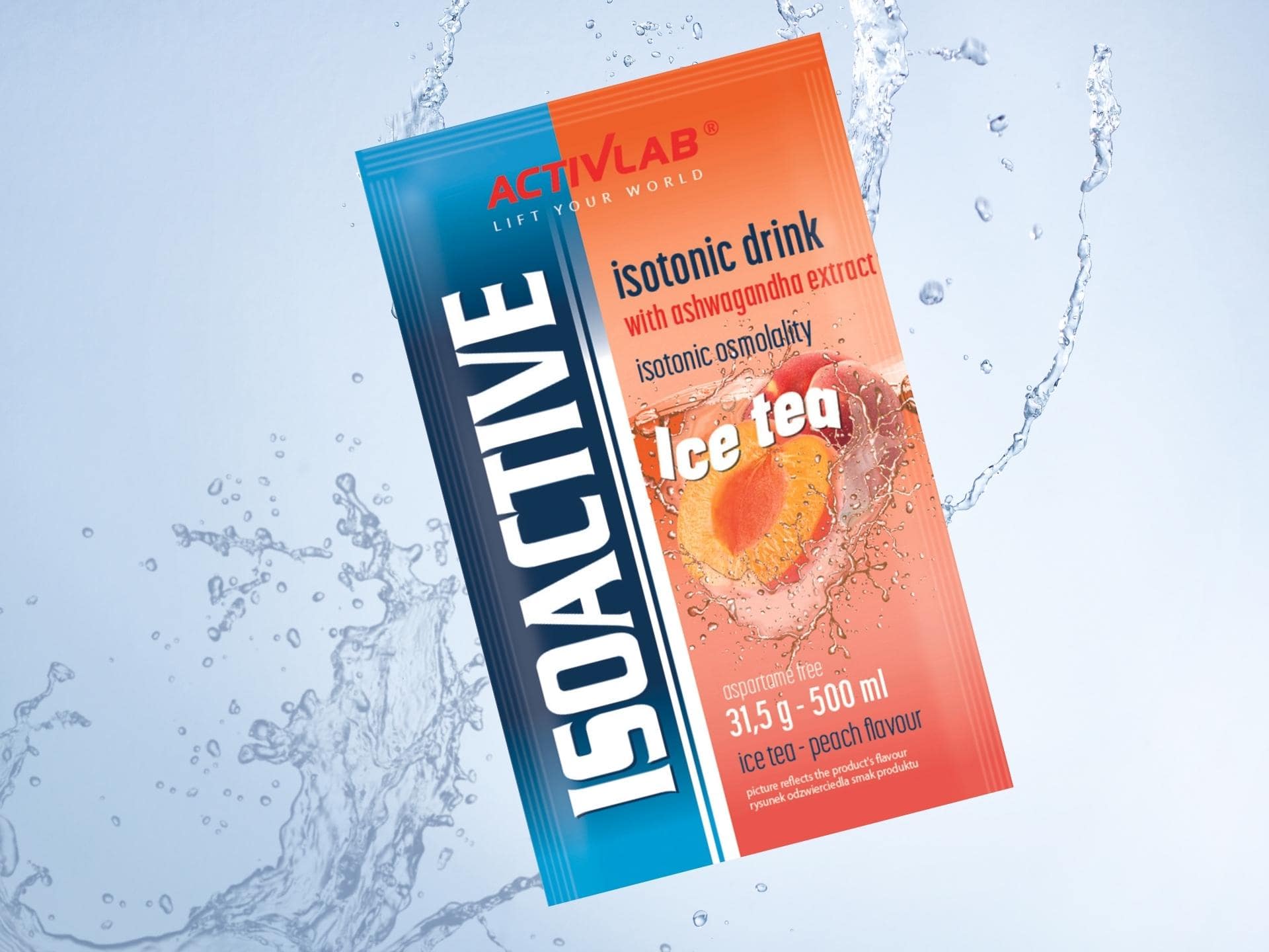 iso active napój izotoniczny ice tea peach