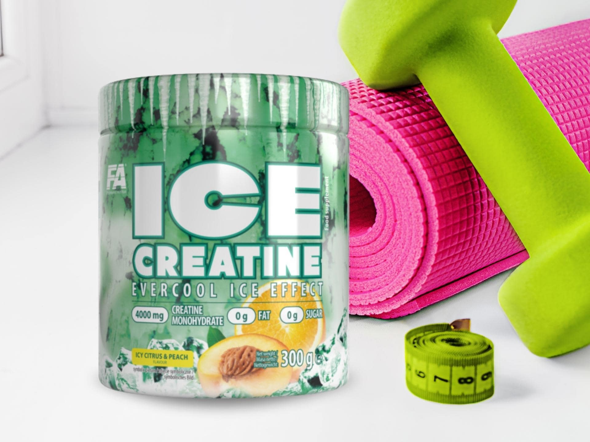 FITNES AUTHORITY Ice Creatine - 300g monohydrat