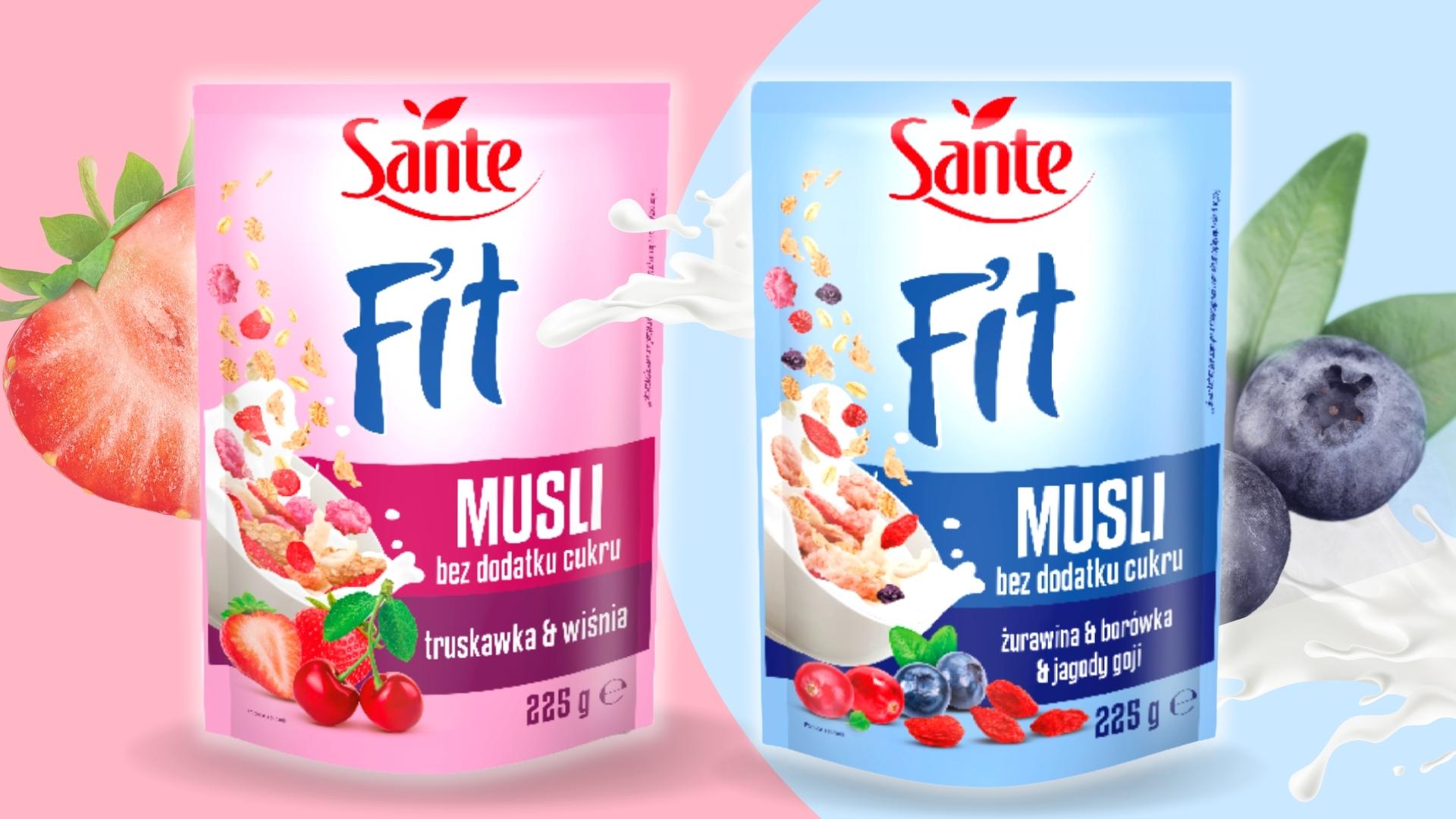 sante fit musli 225g bezcukrowe dieta