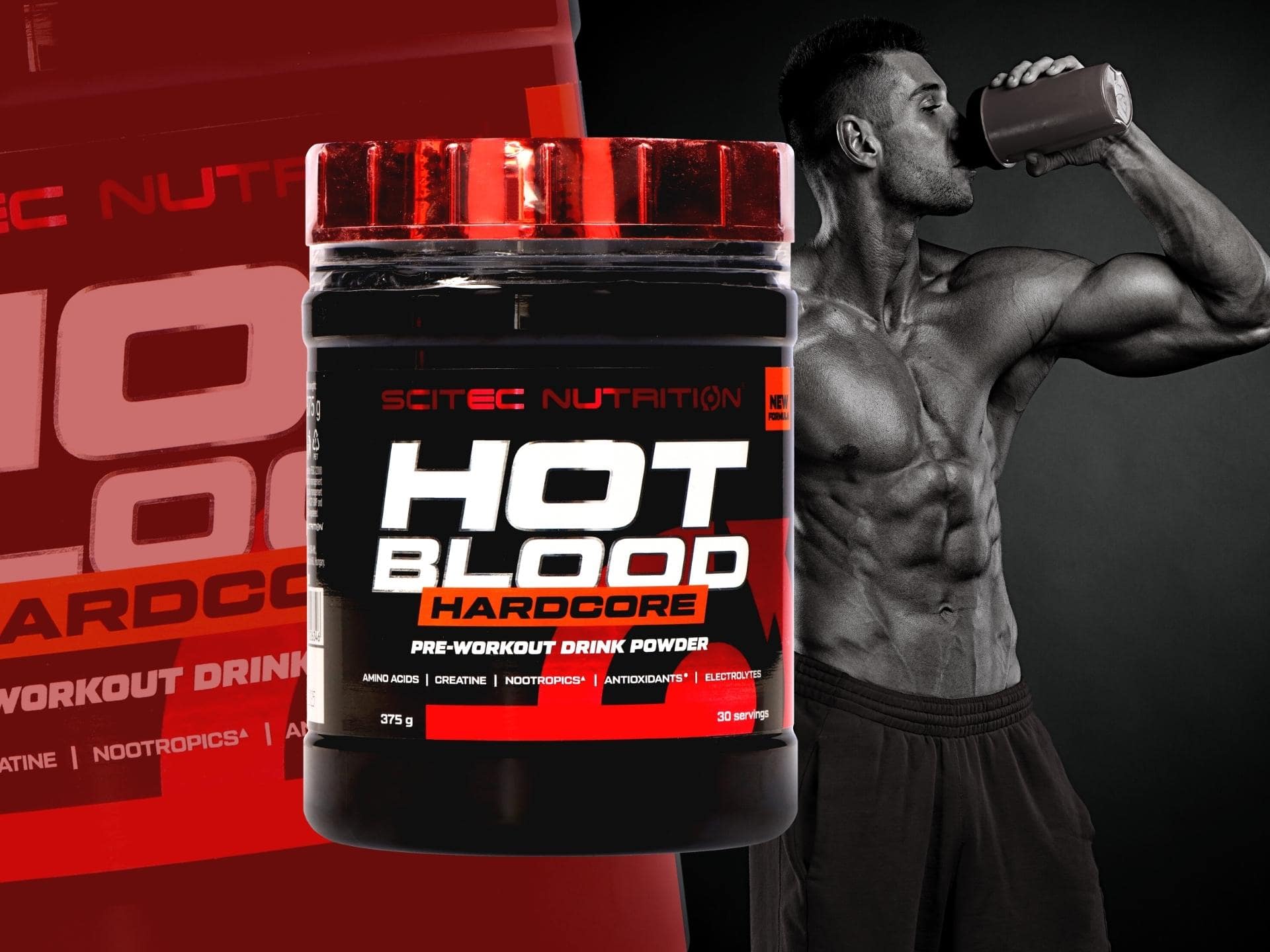 SCITEC Hot Blood Hardcore - 375g sport