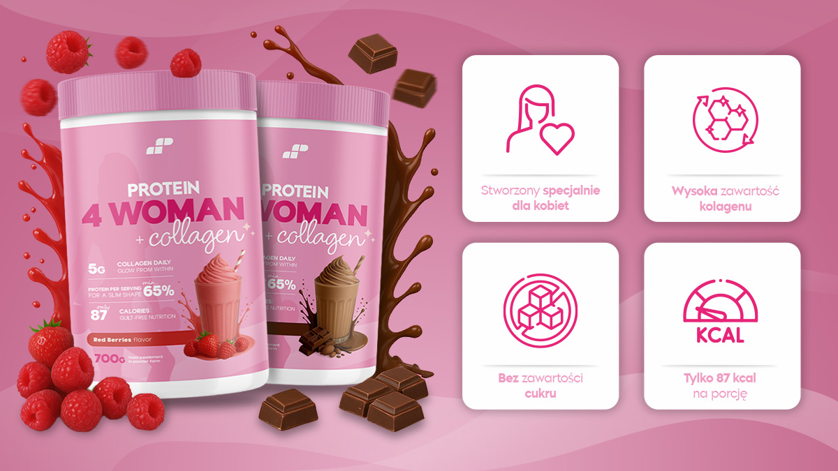 Protein 4 Woman + Collagen 700g