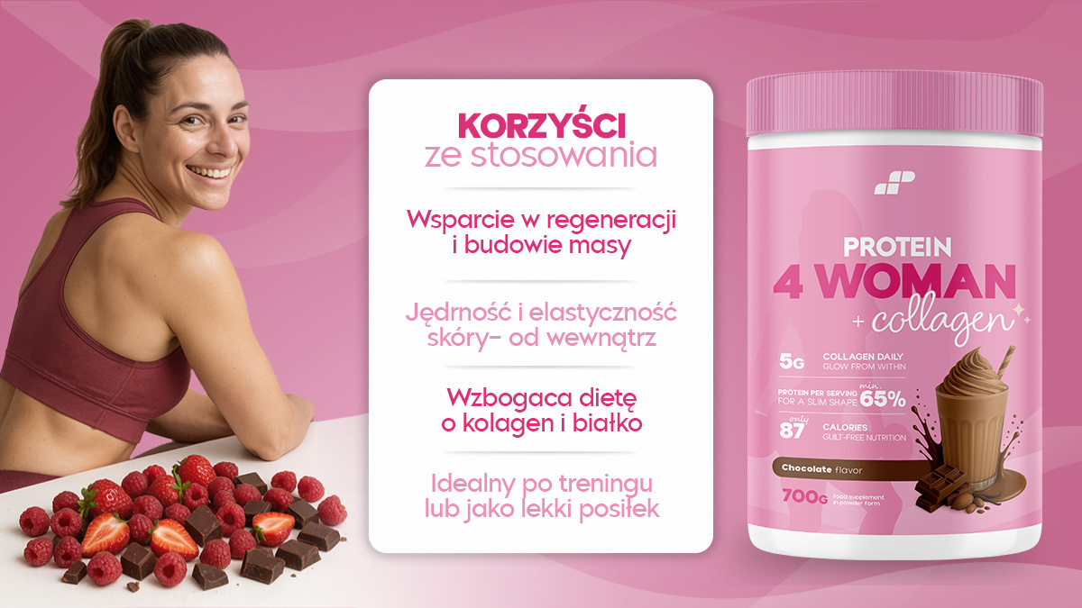 Protein 4 Woman + Collagen 700g