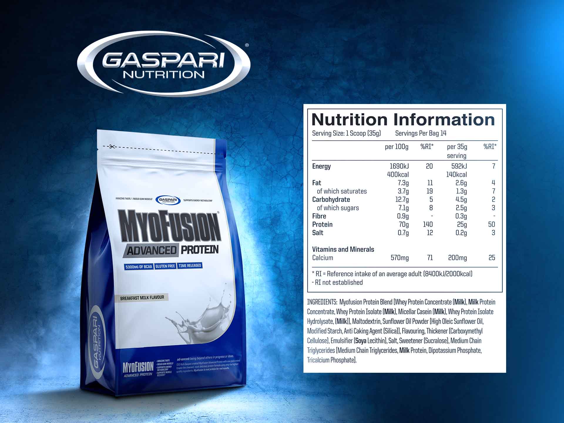 GASPARI NUTRITION Myofusion Advanced EU - 500g sklep_Myofusion_Breakfast_Milk_2