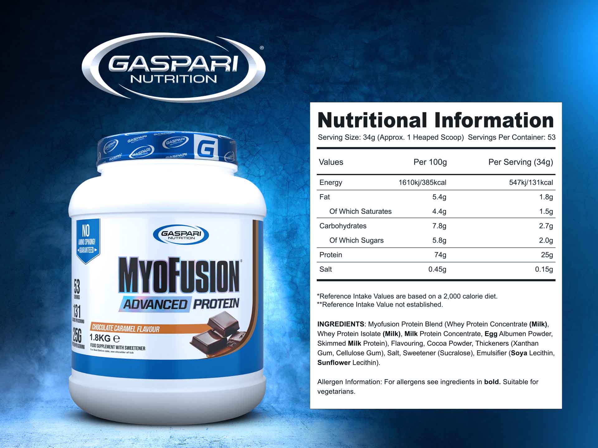 Gaspari Nutrition Myofusion białko wielofrakcyjne
