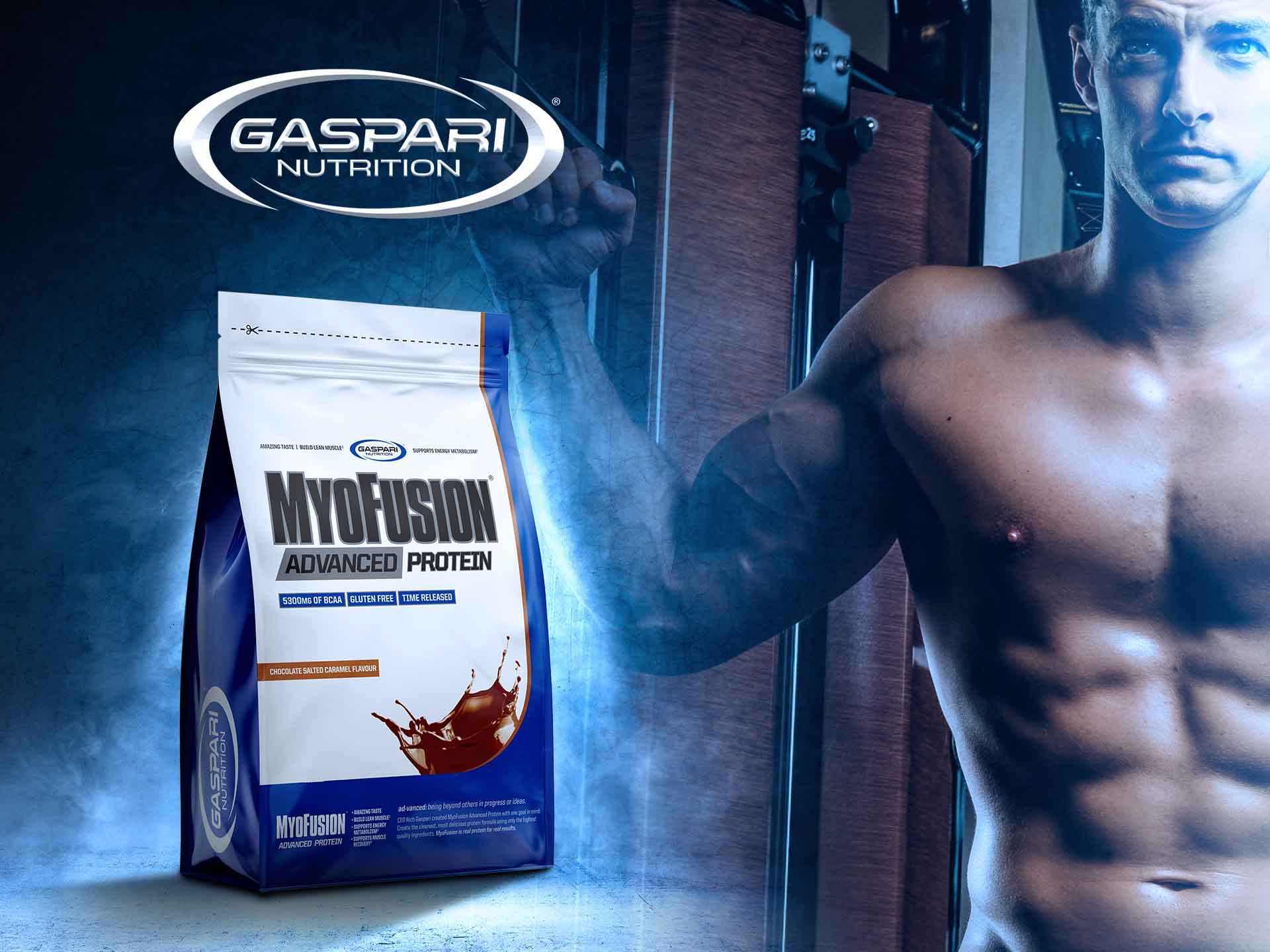 Gaspari Nutrition Myofusion Advanced Protein Chocolate Salted Caramel