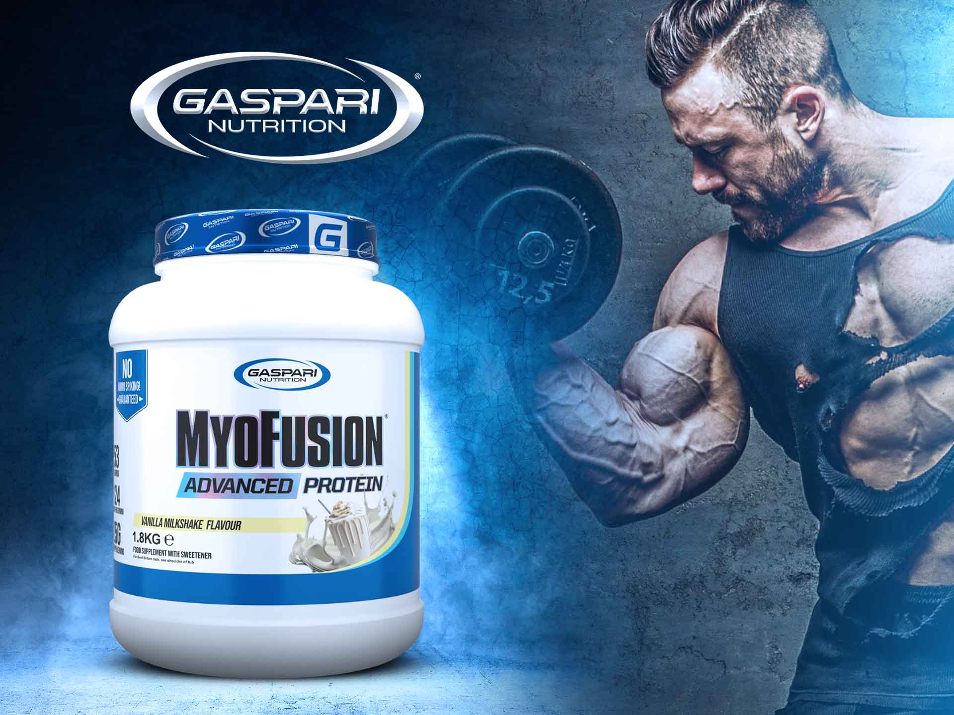 GASPARI NUTRITION Myofusion Advanced Protein Vanilla Milkshake 1800 g