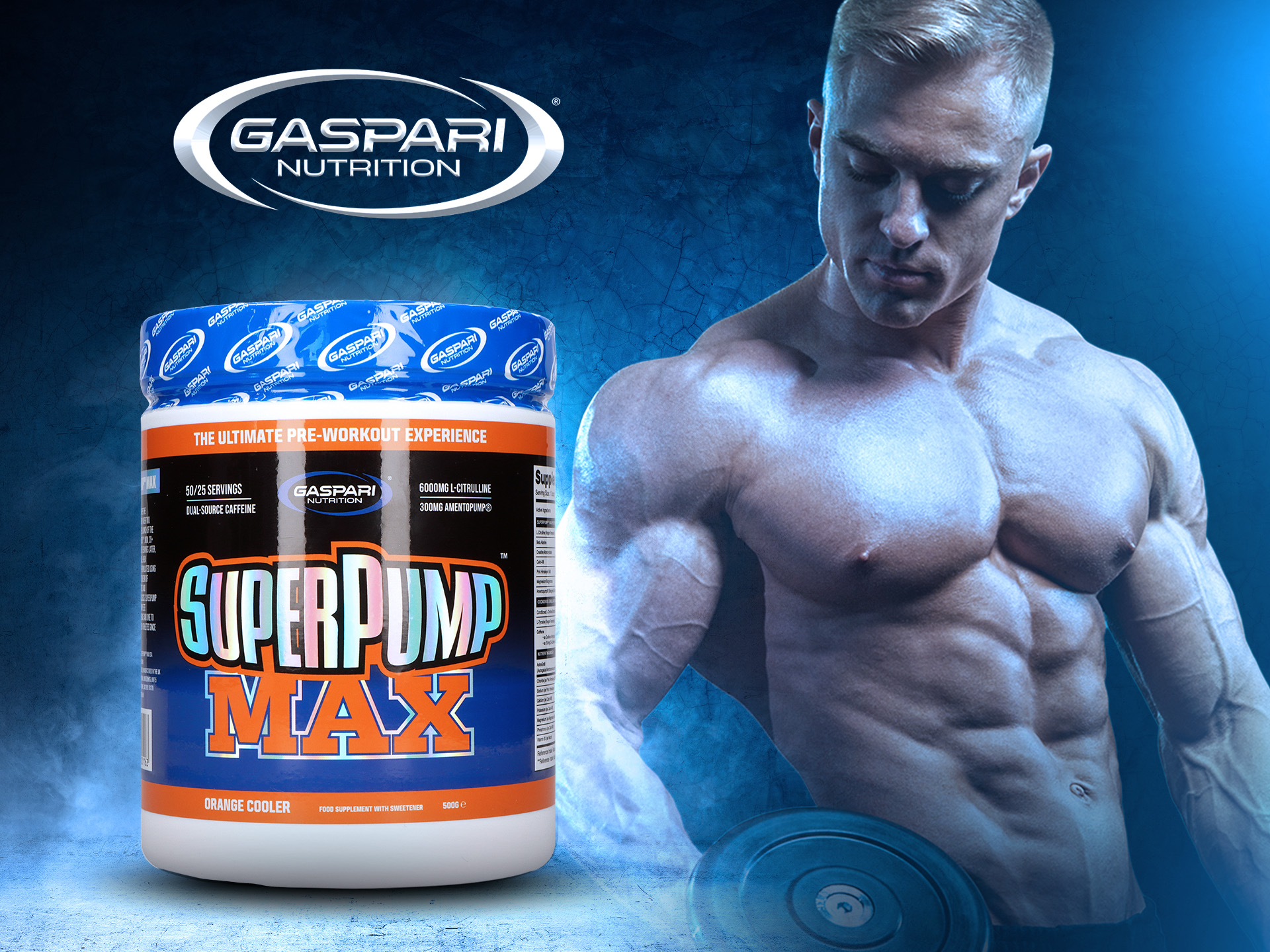 gaspari nutrition superpump max orange 500g