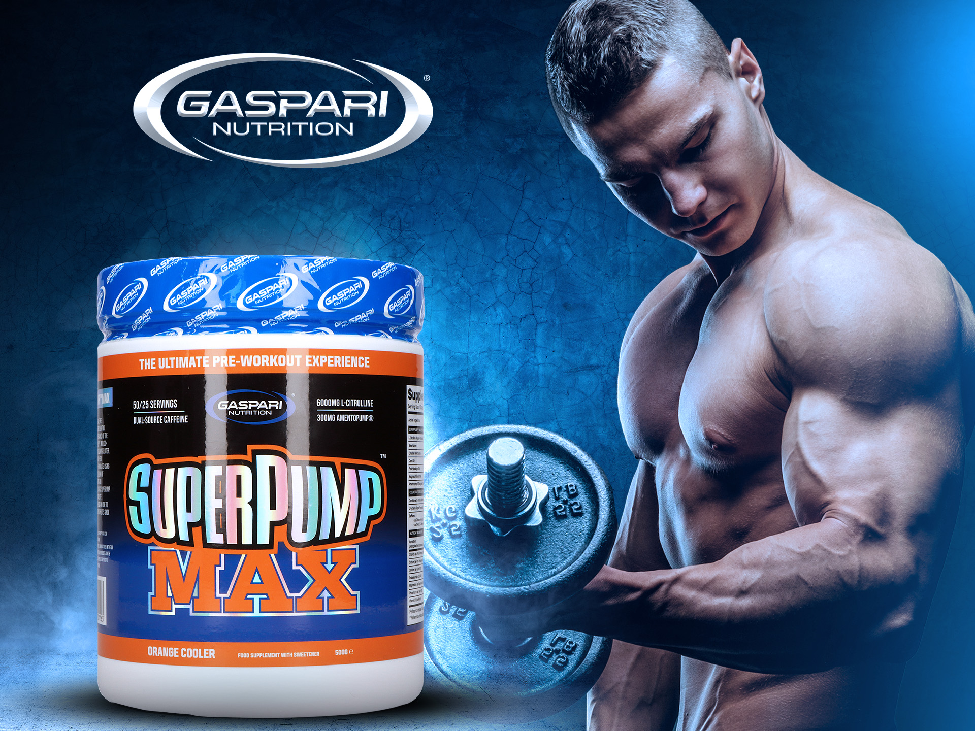 gaspari nutrition superpump max orange 500g