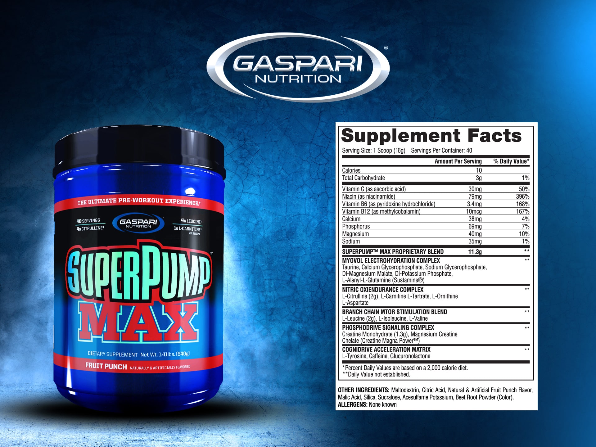 booster azotowy Super Pump Max fruit punch