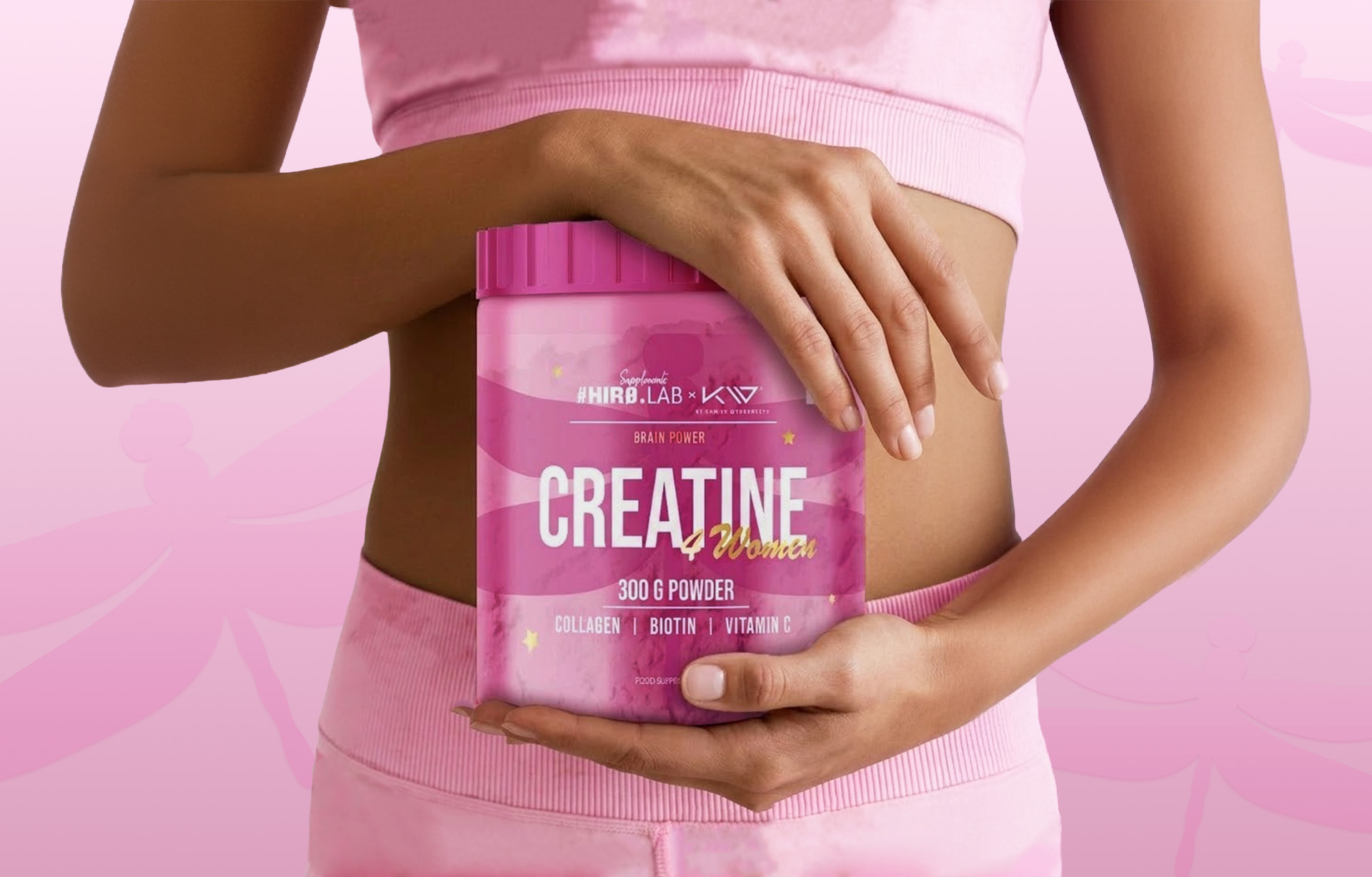HIRO.LAB - Creatine 4 Women with Collagen - 300g - Lemon Orange  sklep_hirolab_Creatine_for_Women_2_1