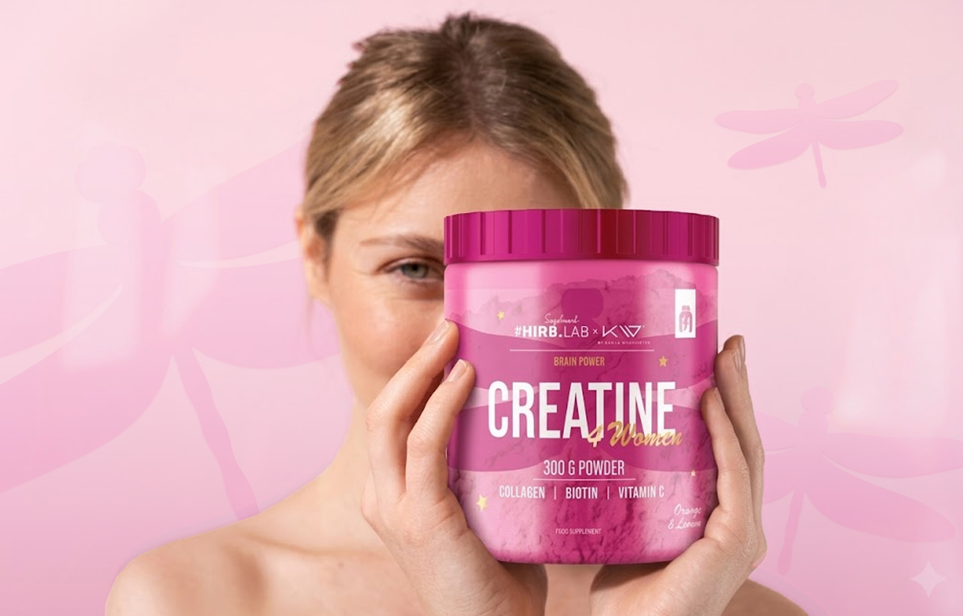 HIRO.LAB Creatine 4 Women with Collagen - 300g - Lemon Orange sklep_hirolab_Creatine_for_Women_4