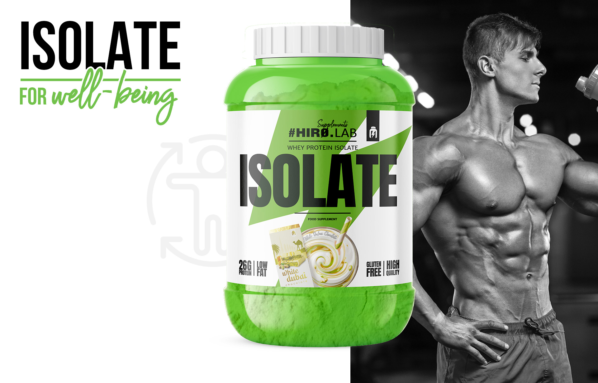 HIRO.LAB Whey Protein Isolate - 1800g sklep_hirolab_isolate_1800g_white_dubai_chocolate_4