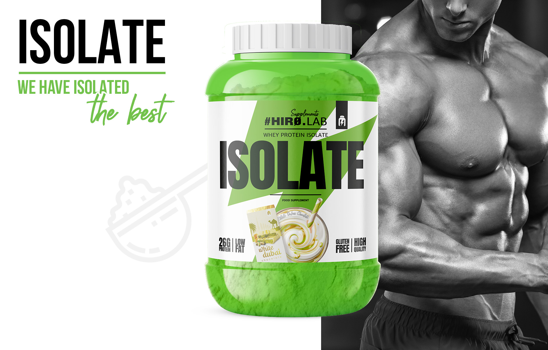 HIRO.LAB Whey Protein Isolate - 1800g sklep_hirolab_isolate_1800g_white_dubai_chocolate_5