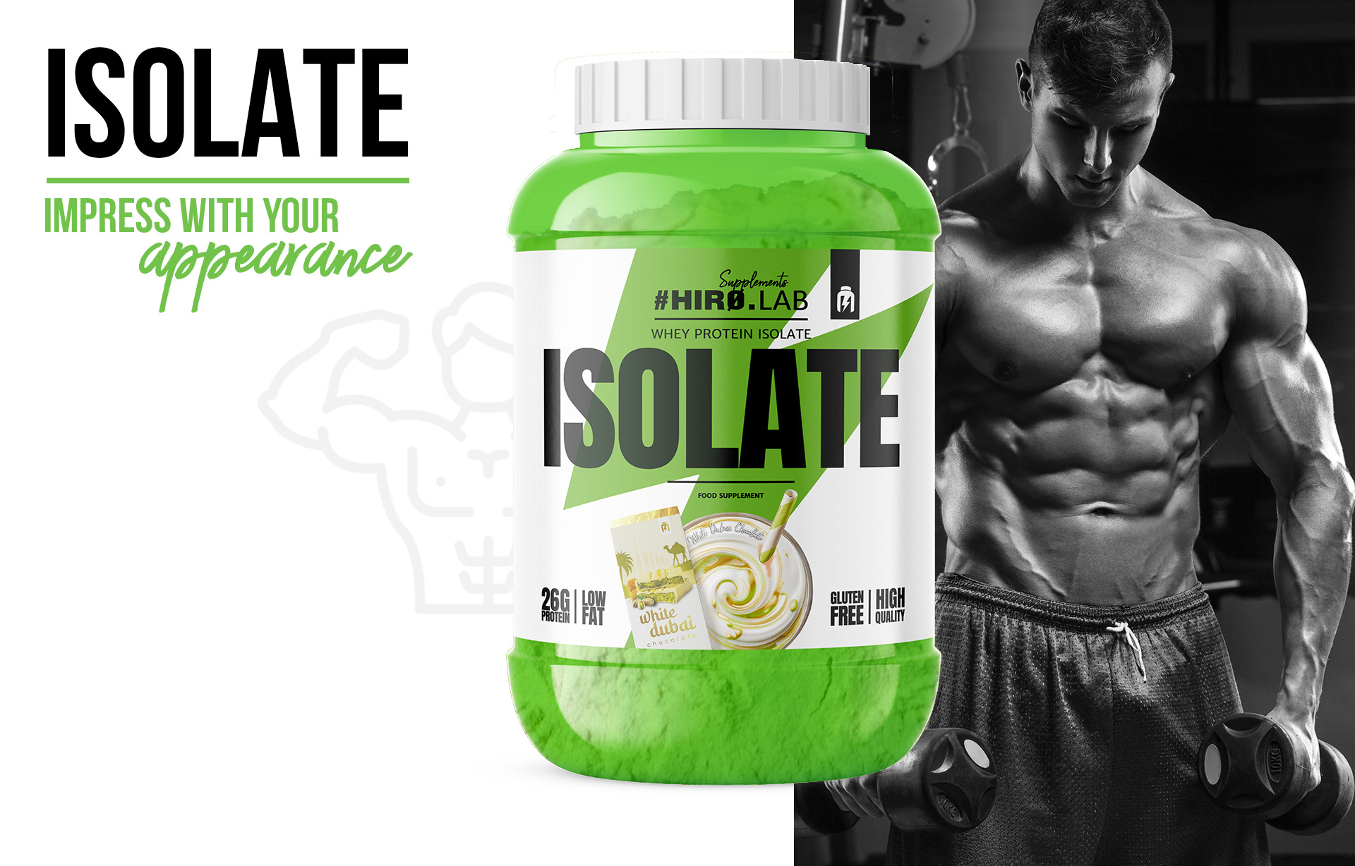 HIRO.LAB Whey Protein Isolate - 1800g sklep_hirolab_isolate_1800g_white_dubai_chocolate_6