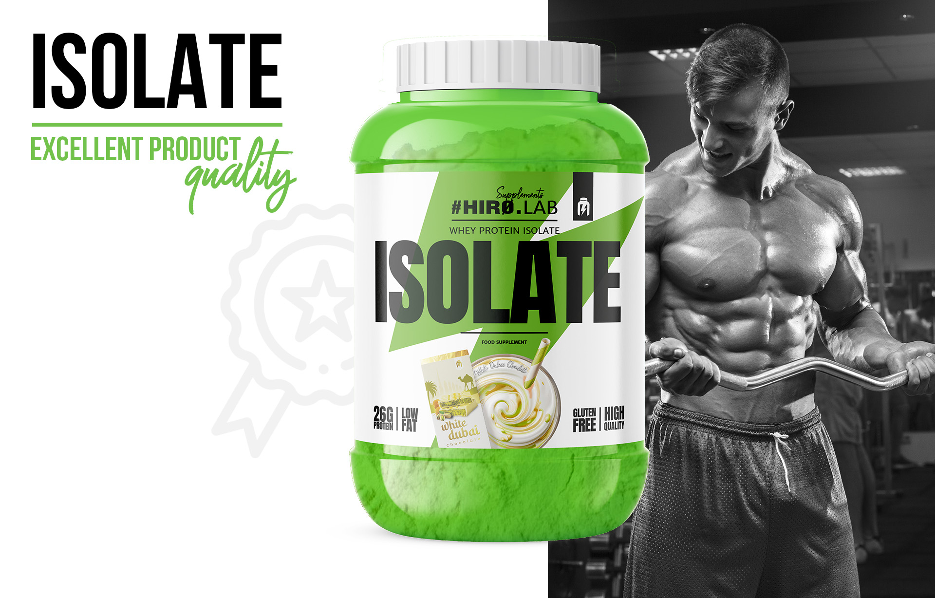 HIRO.LAB Whey Protein Isolate - 1800g sklep_hirolab_isolate_1800g_white_dubai_chocolate_7