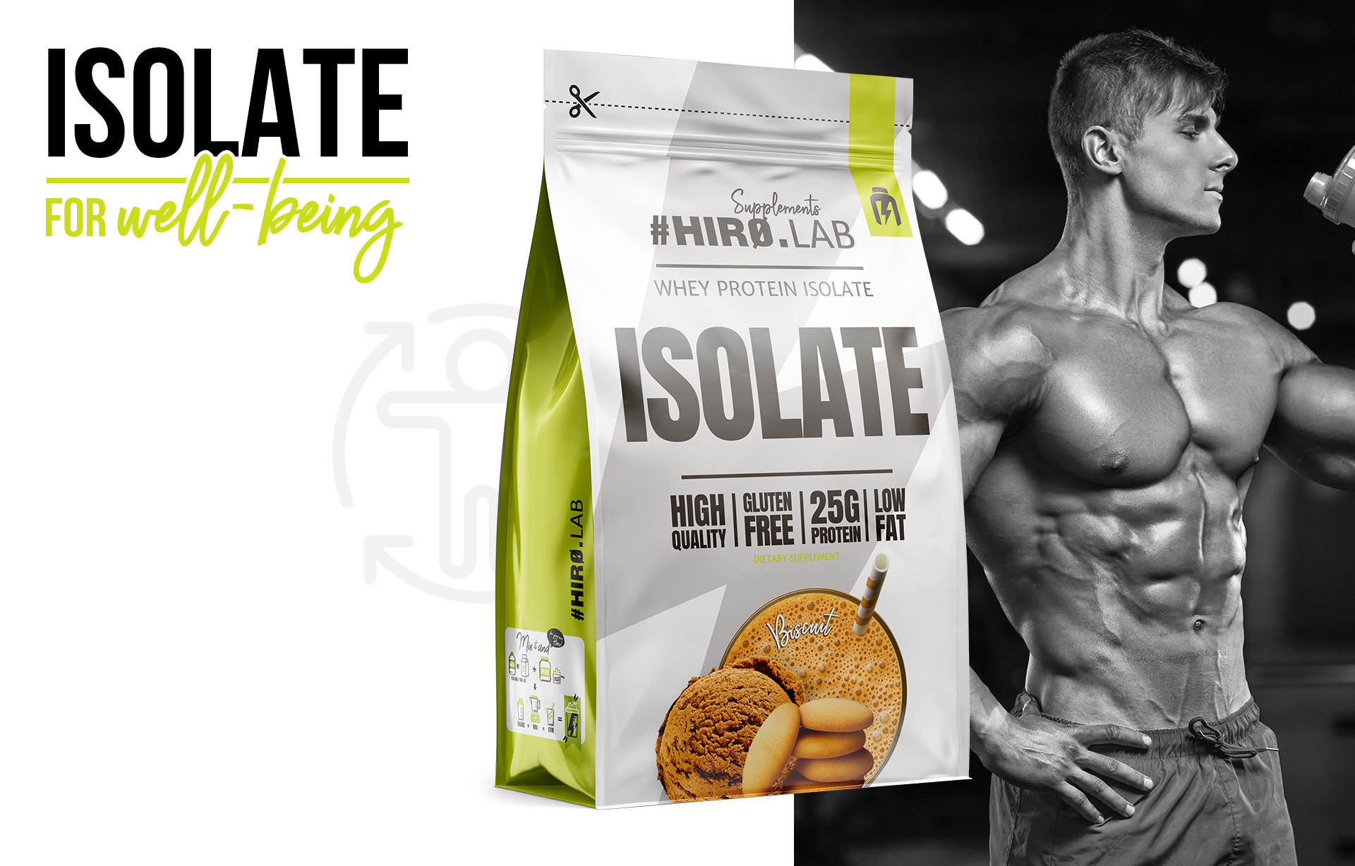 HIRO.LAB Whey Protein Isolate - 700g sklep_hirolab_isolate_700g_biscuit_4