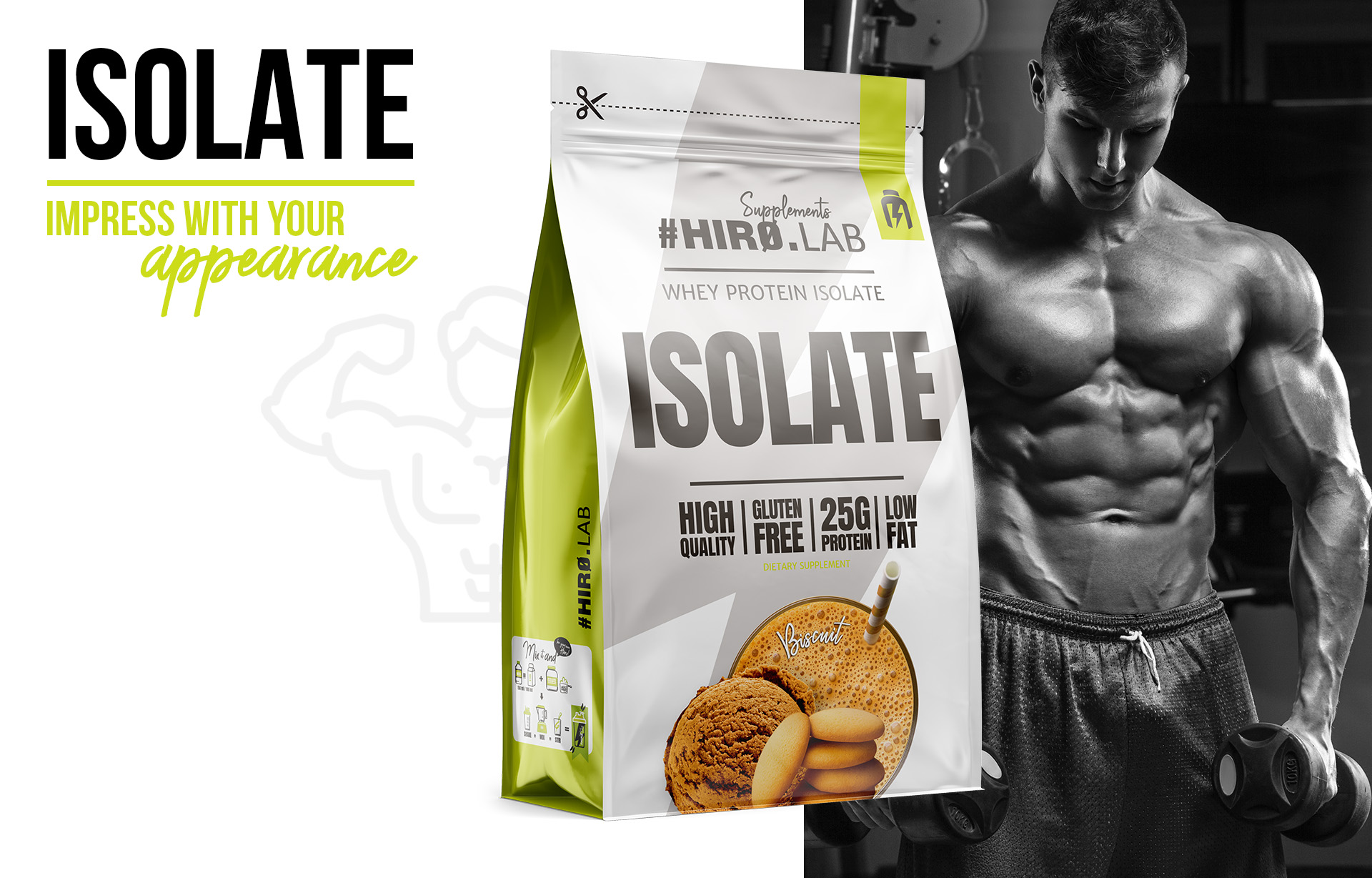 HIRO.LAB Whey Protein Isolate - 700g sklep_hirolab_isolate_700g_biscuit_6