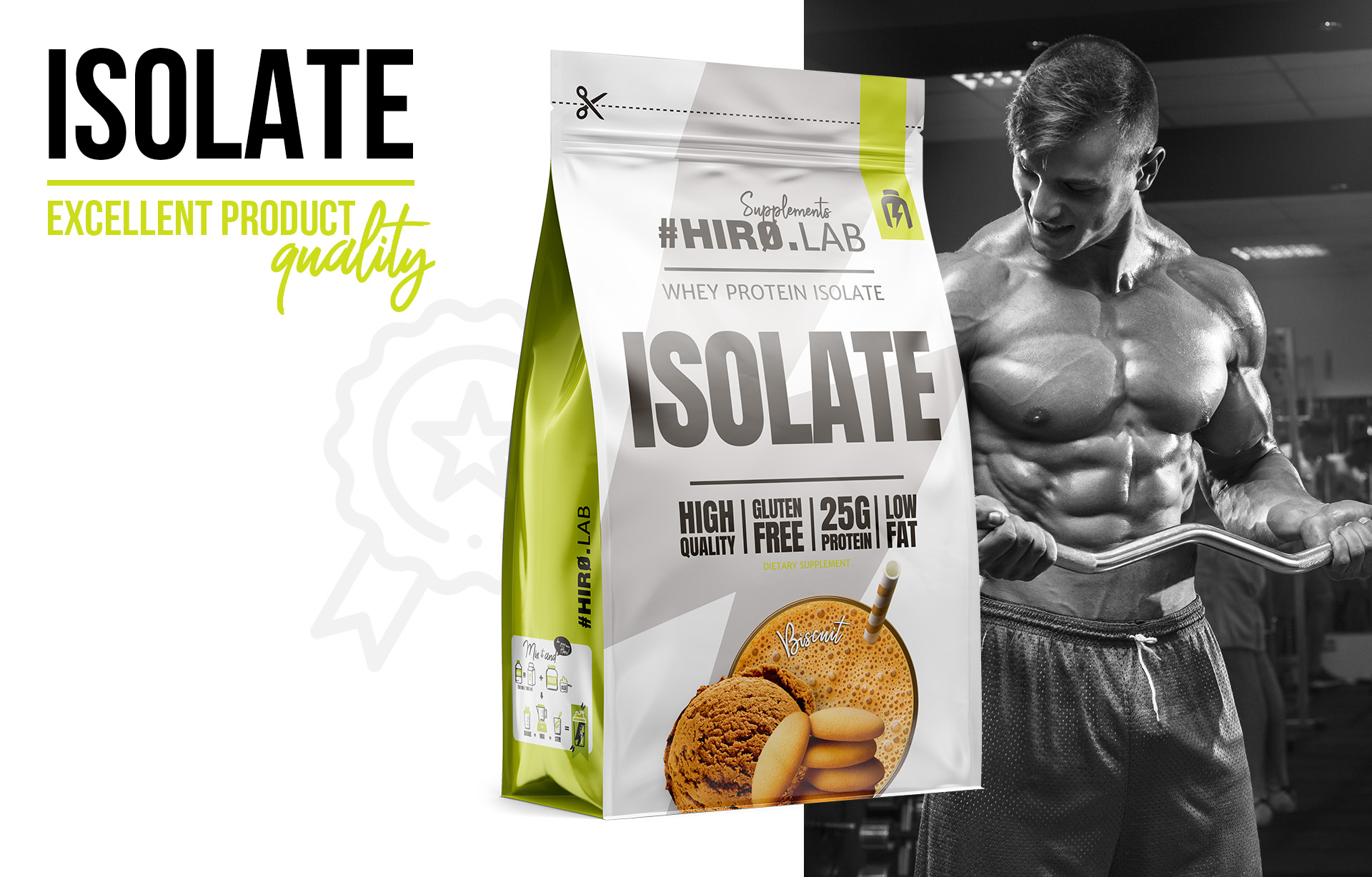 HIRO.LAB Whey Protein Isolate - 700g sklep_hirolab_isolate_700g_biscuit_7