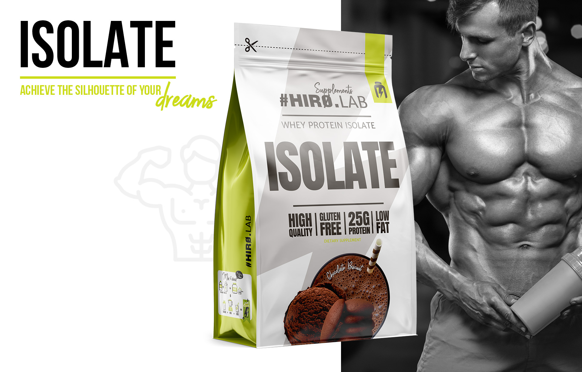 HIRO.LAB Whey Protein Isolate - 700g sklep_hirolab_isolate_700g_chocoalte_biscuit_2