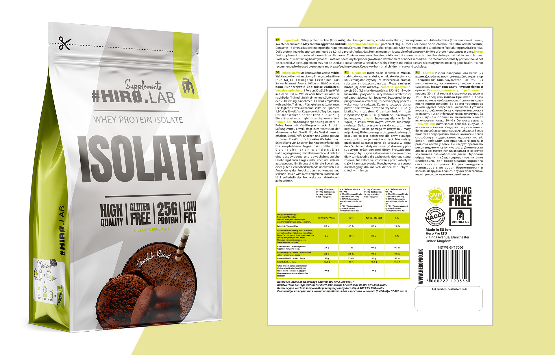 HIRO.LAB Whey Protein Isolate - 700g sklep_hirolab_isolate_700g_chocoalte_biscuit_9