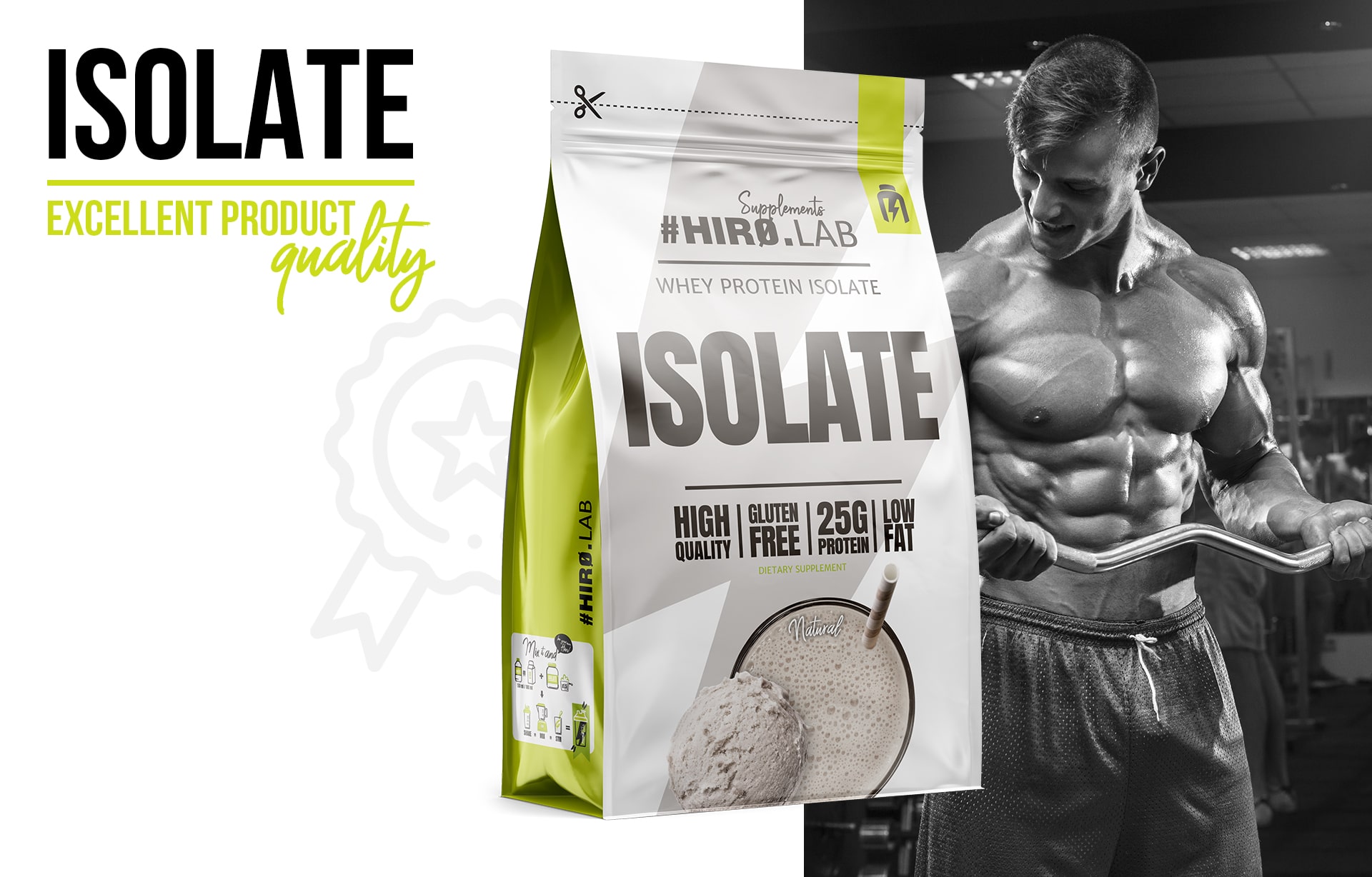 HIRO.LAB Whey Protein Isolate - 700g sklep_hirolab_isolate_700g_natural_7-min