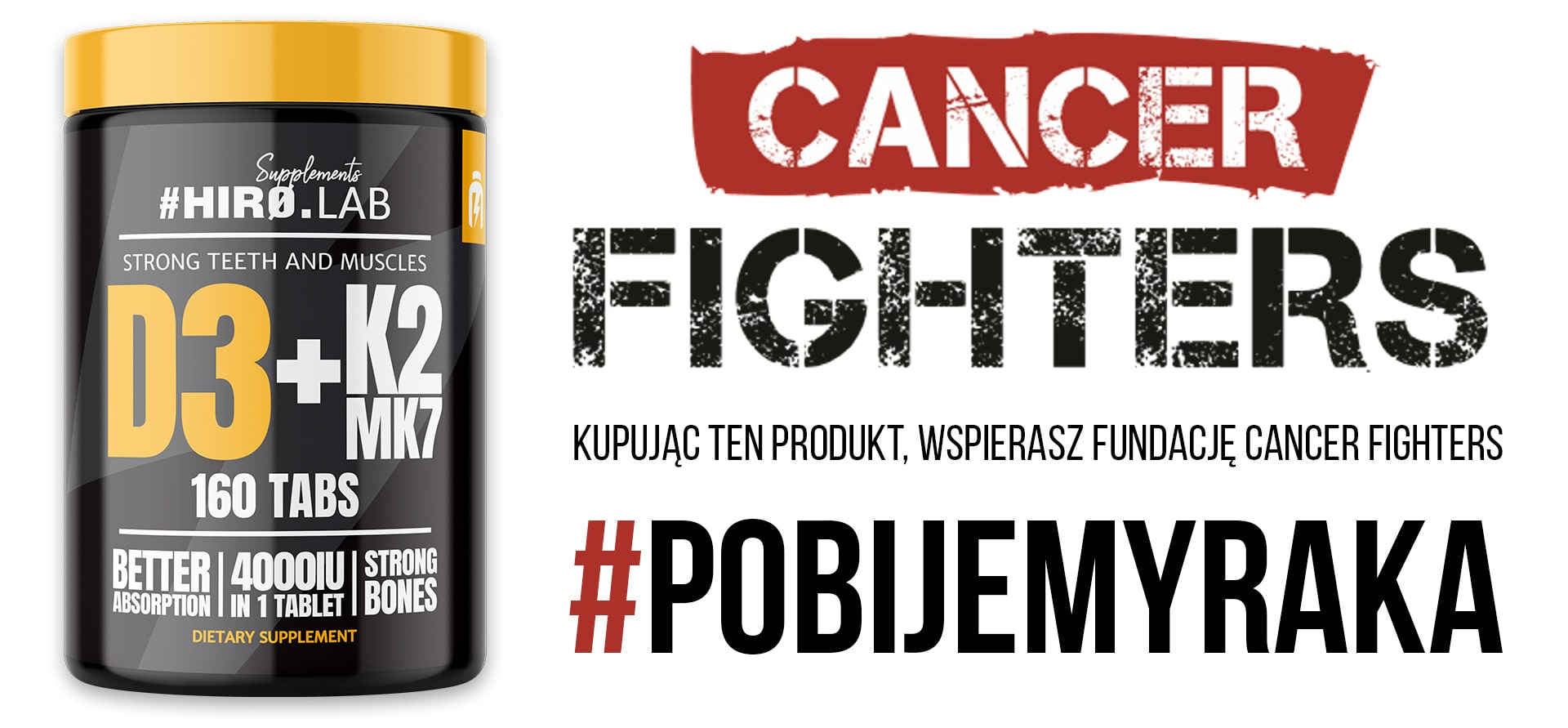 HIRO.LAB Turmeric Curcumin - 60caps. cancer fighters fundacja