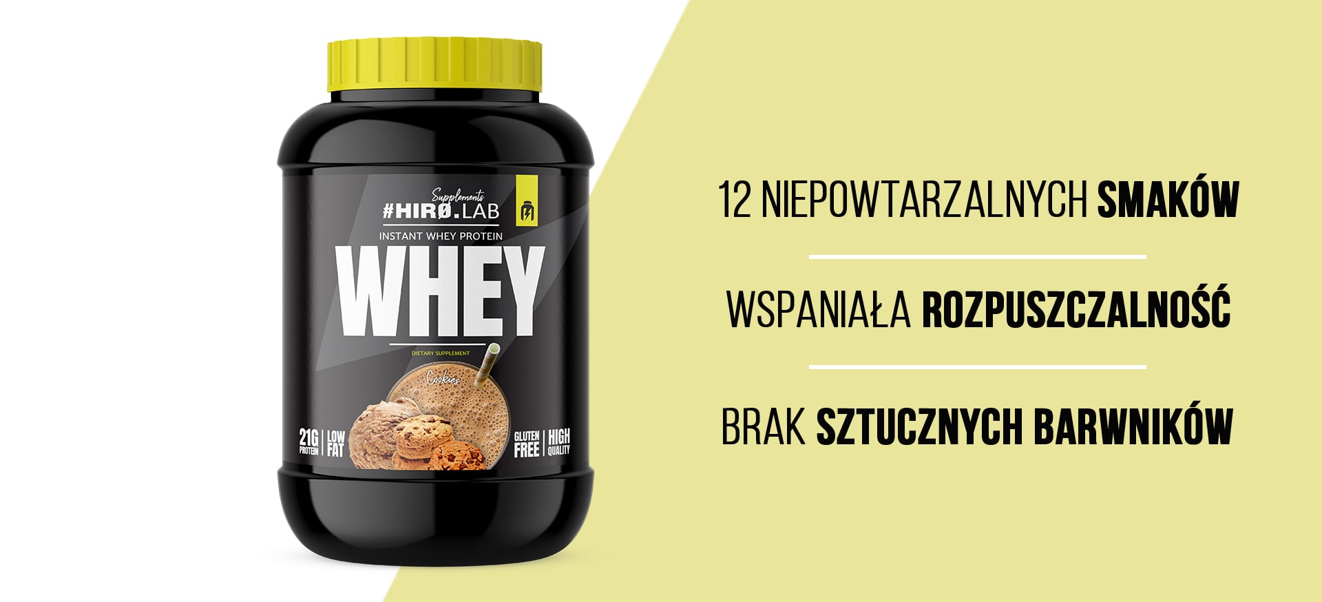 Instant Whey Protein 2000g Cookies