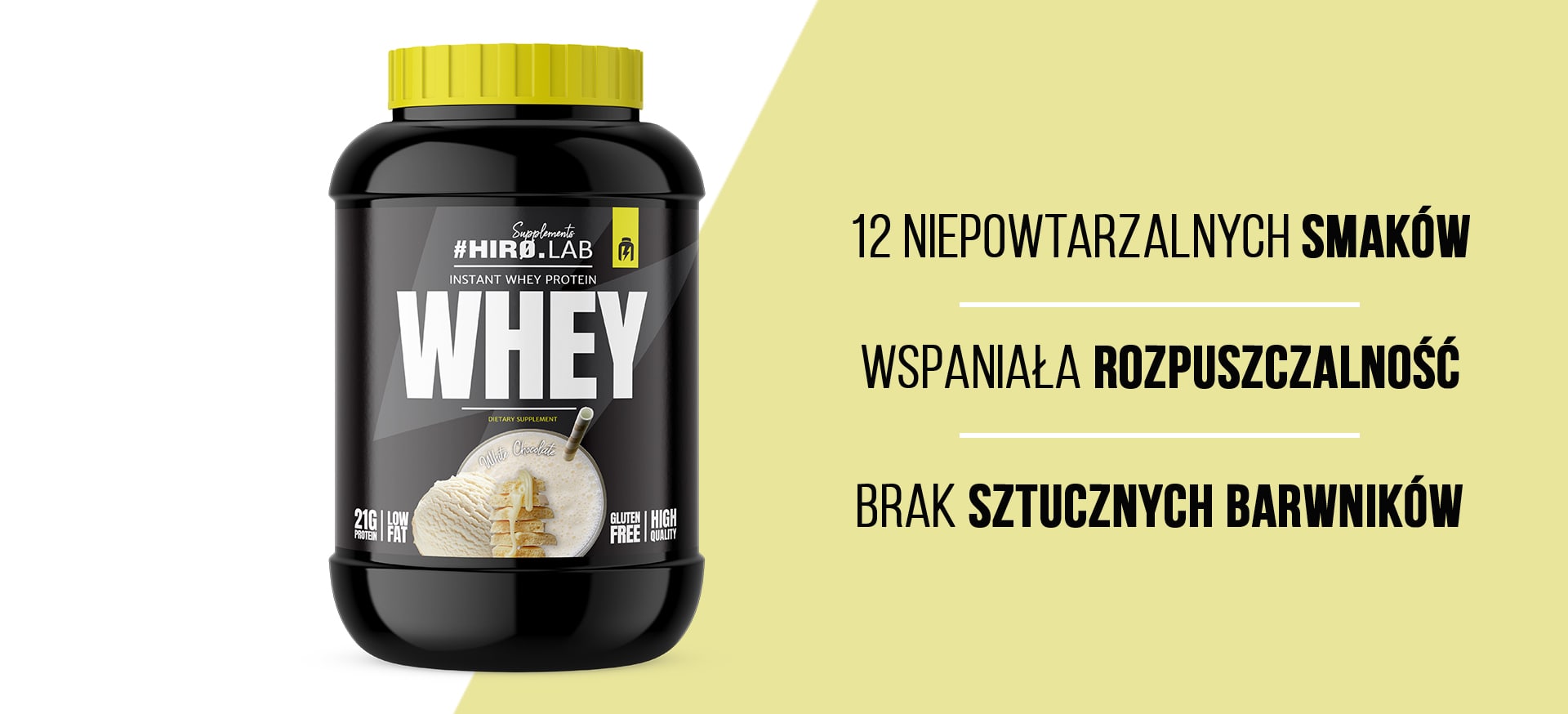Instant Whey Protein 2000g White Chocolate
