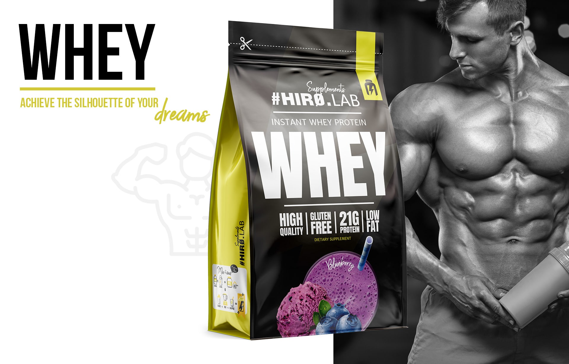 Lifestyle Whey blueberry 