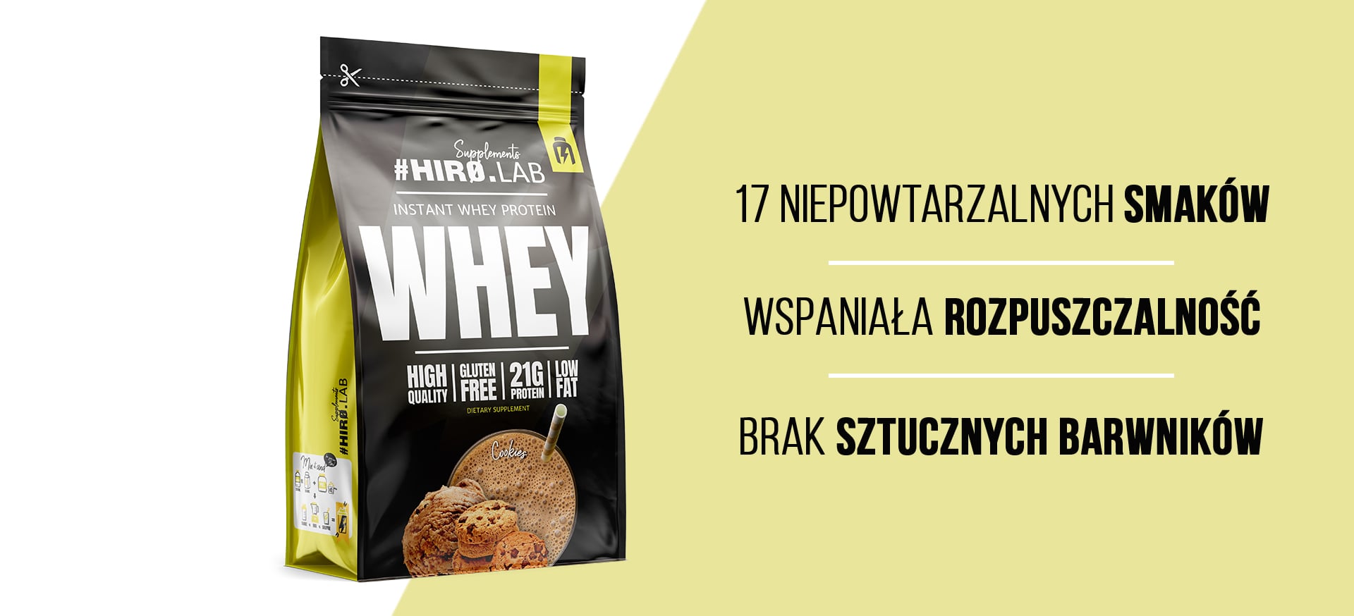 Instant Whey Protein cookies