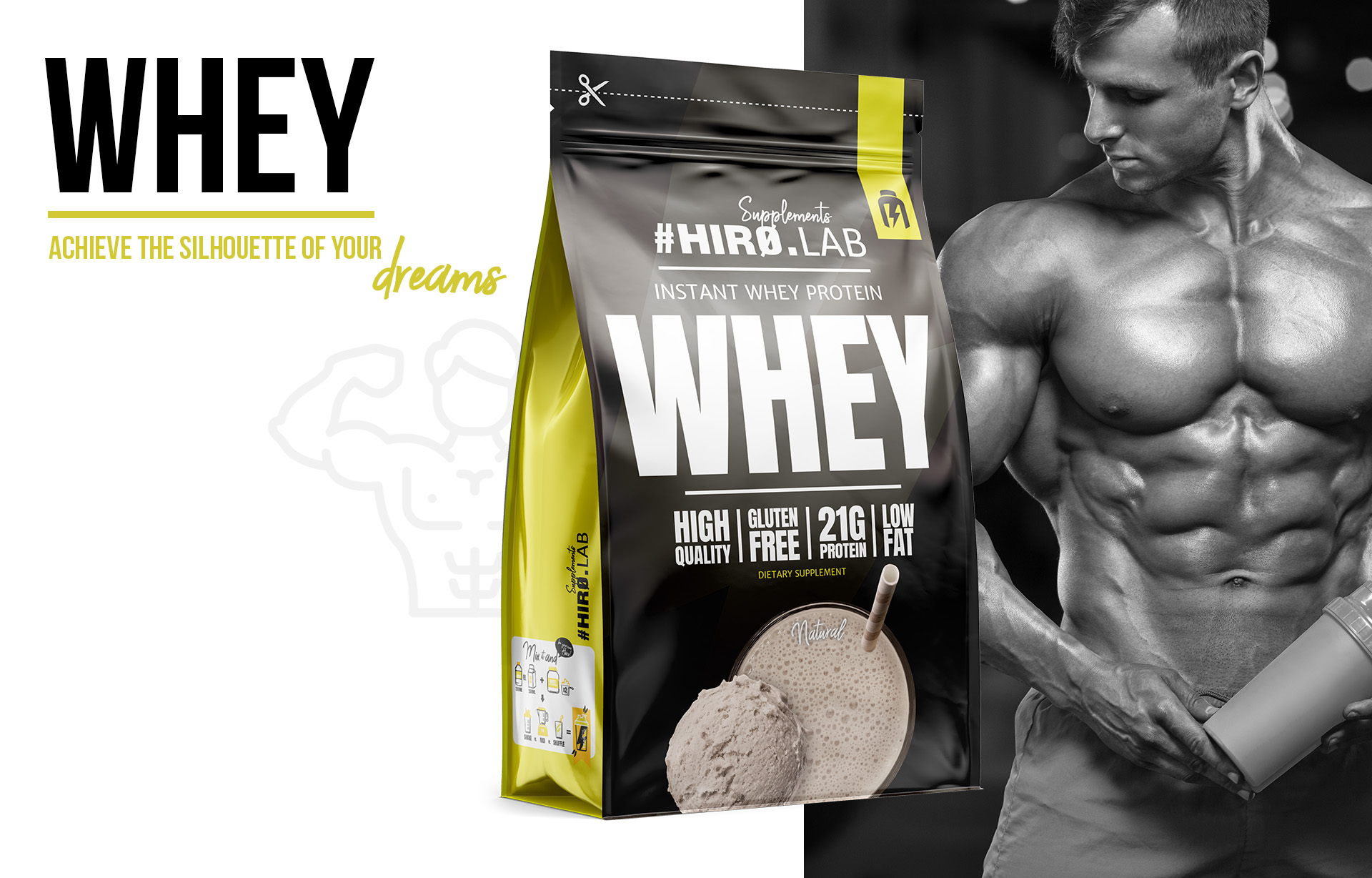 HIRO.LAB - Instant Whey Protein - 750g sklep_hirolab_whey_750g_natural_2_new