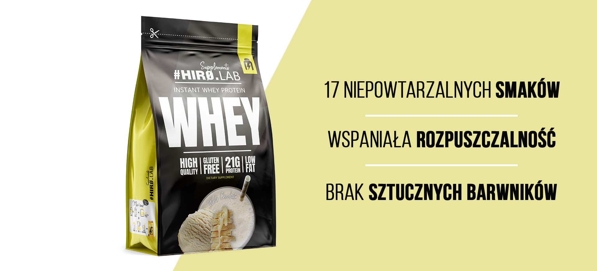 Instant Whey Protein white chocolate