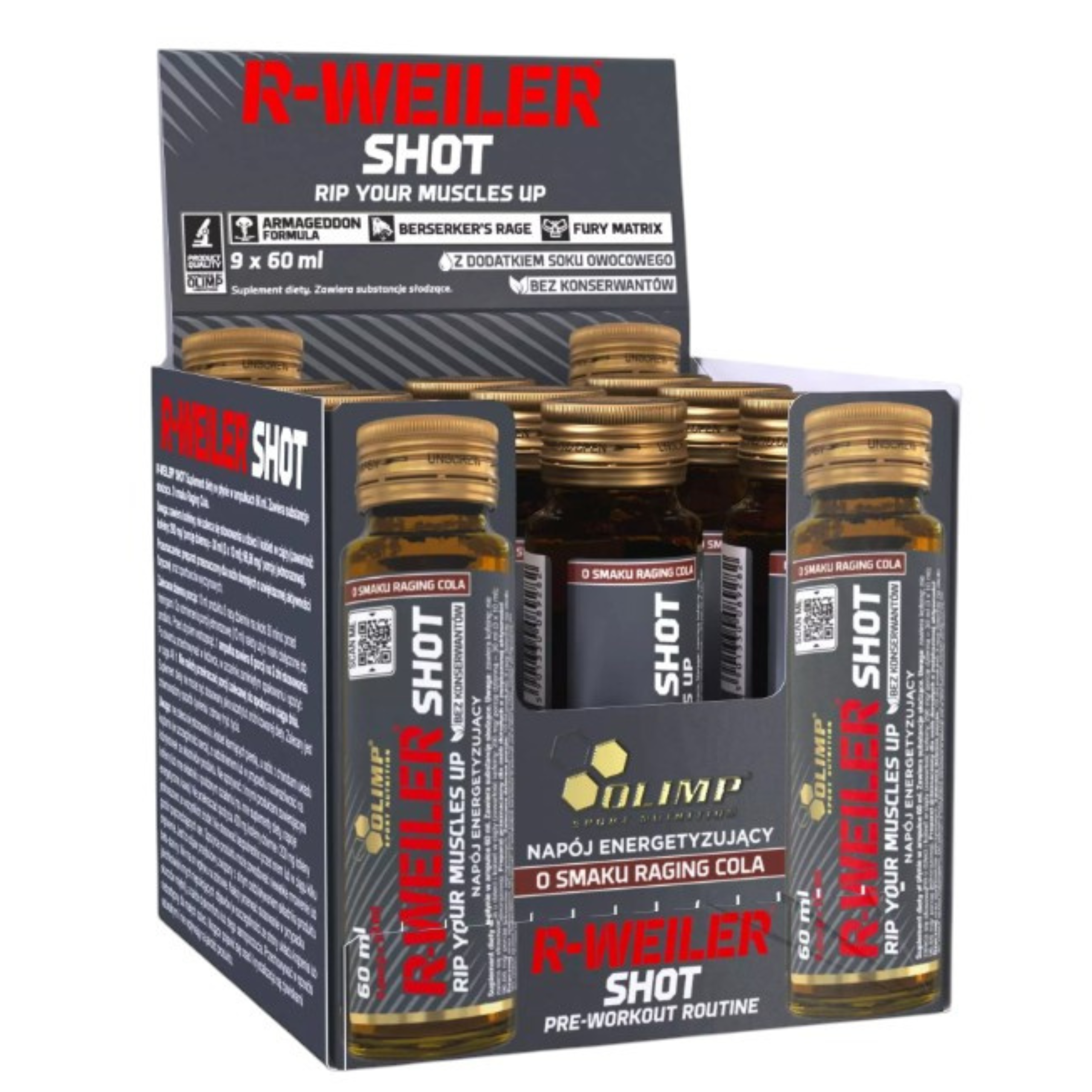 OLIMP - R-Weiler Shot - 9x 60ml  weiler_shot_cola_2560x2560