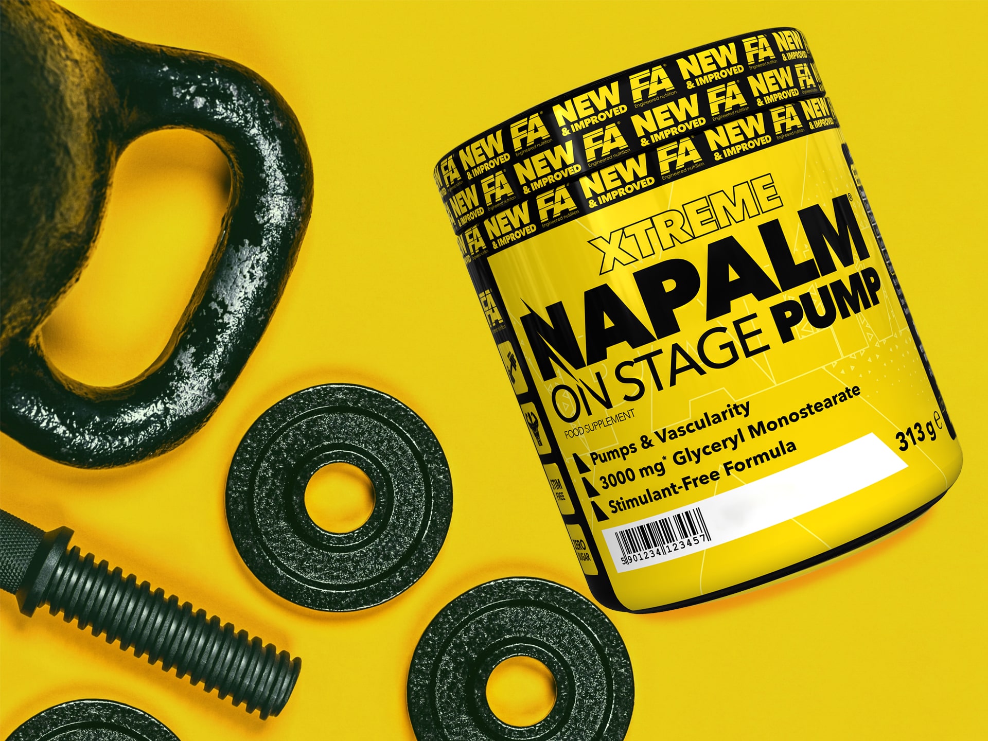 Napalm - On Stage Pump - odżywka przedtreningowa - pompa, waskularyzacja