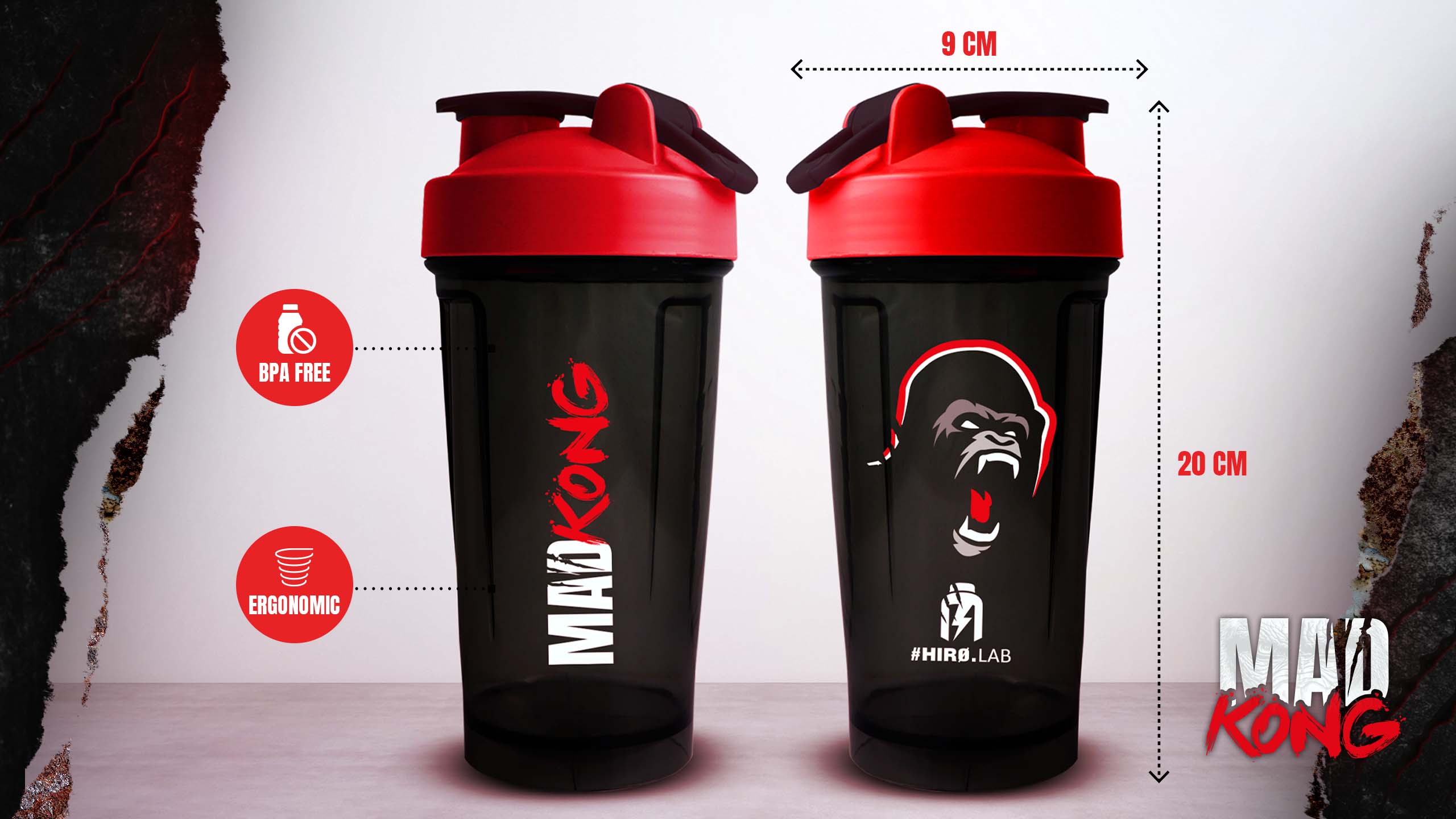 Shaker szczelny z kulką do mieszania
