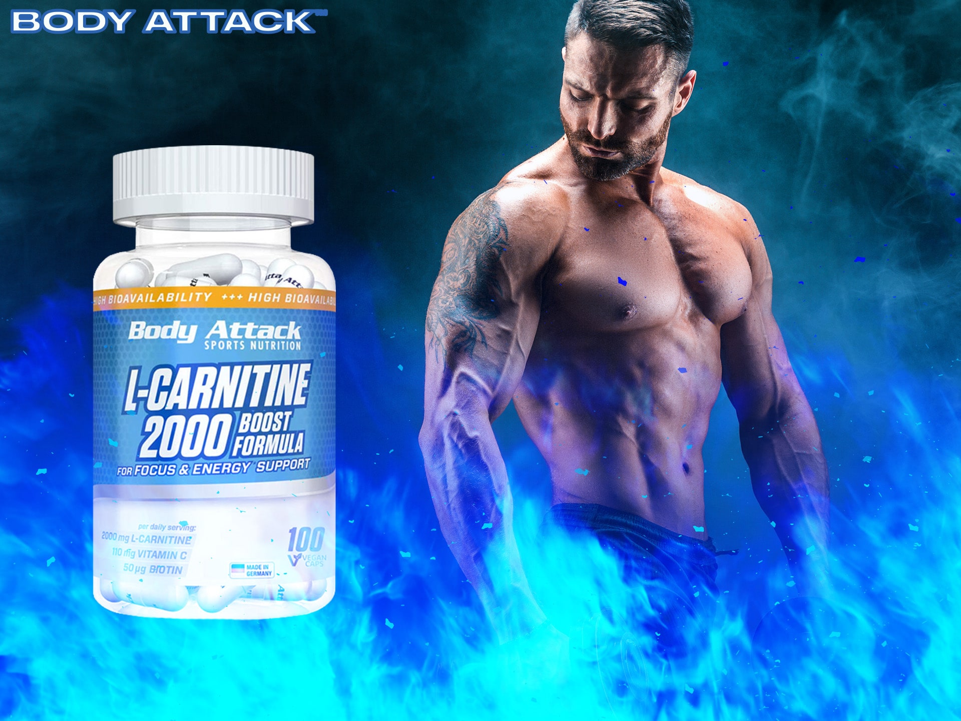 Body Attack - L-Carnitine - odchudzanie - karnityna