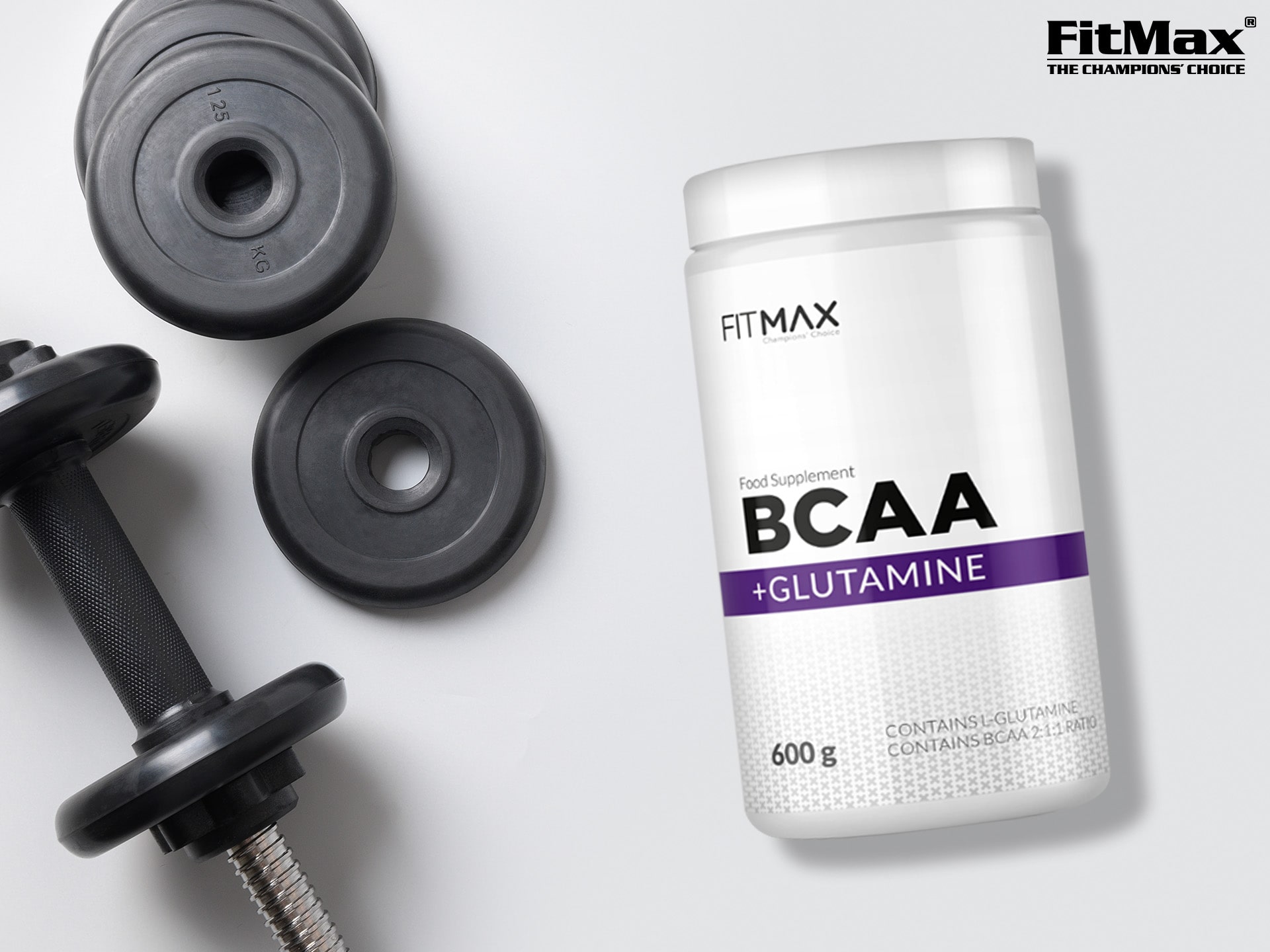 FitMax - BCAA z glutaminą - aminokwasy