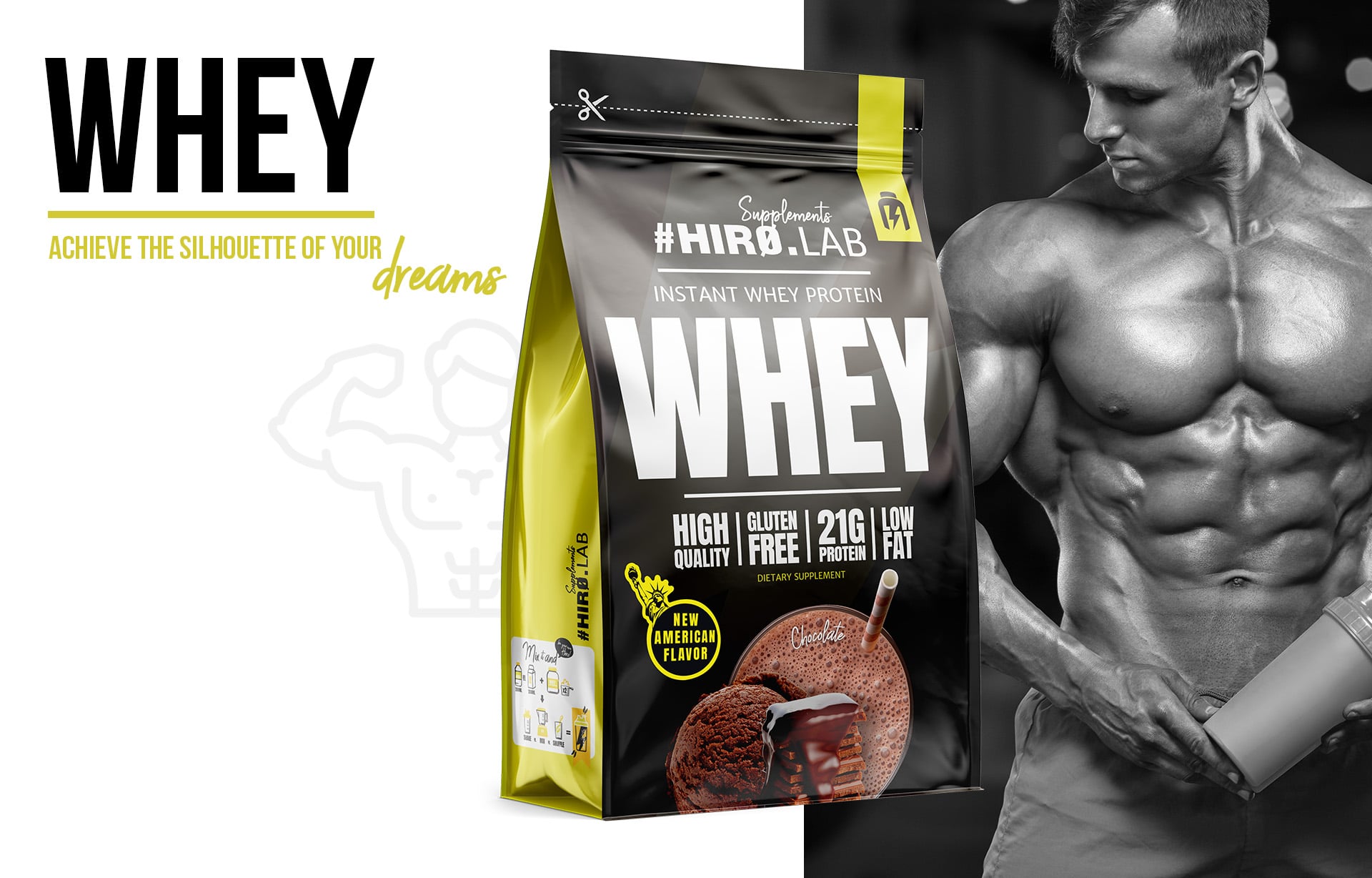Instant Whey Protein chocolate 