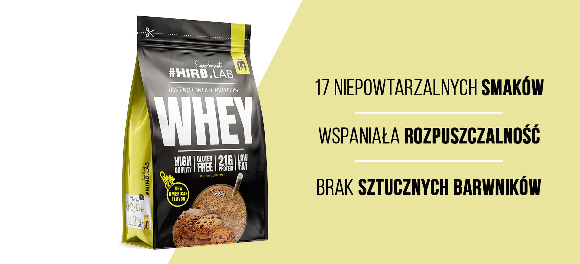 Instant Whey Protein cookies