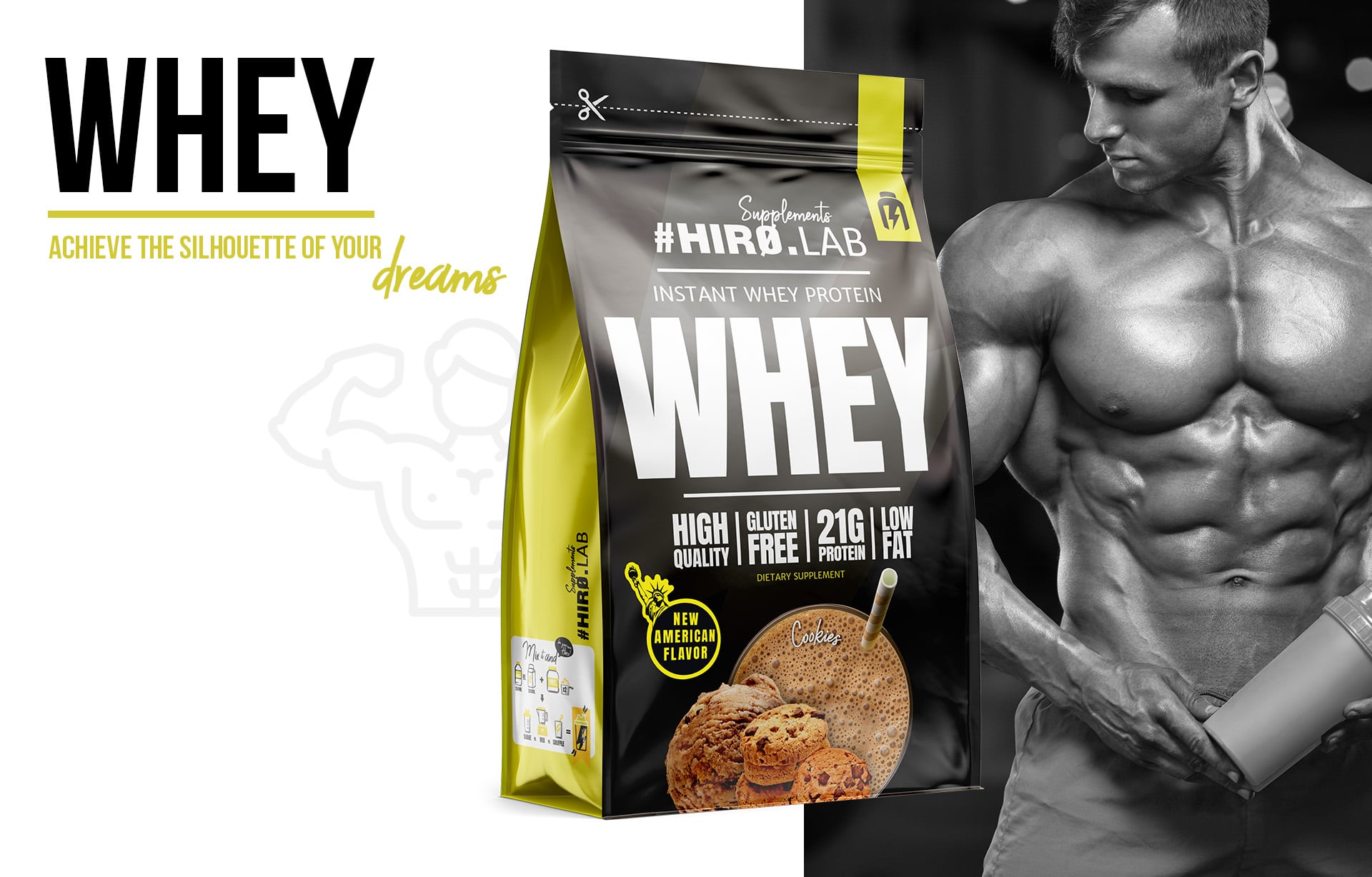 Instant Whey Protein cookies