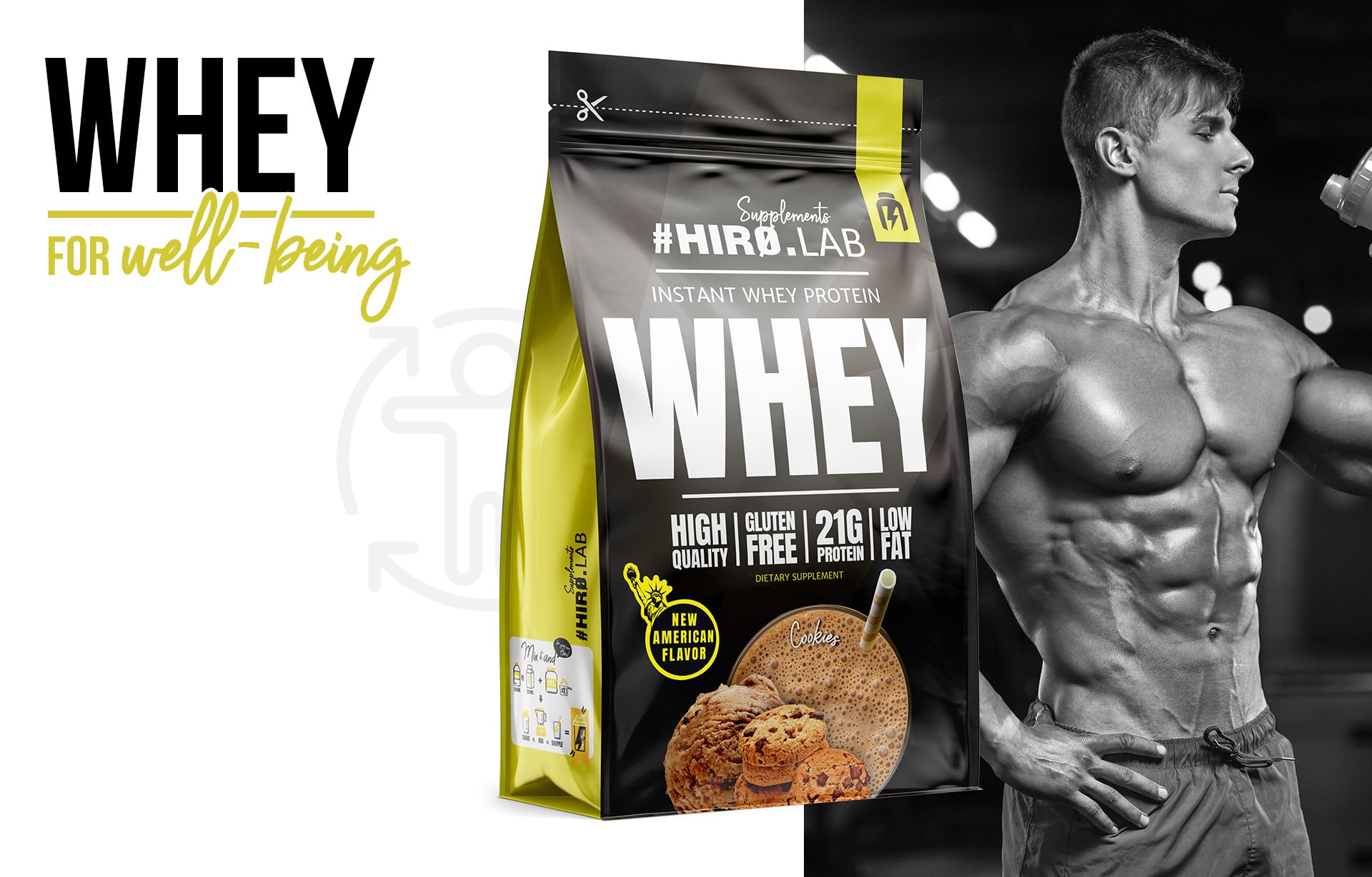 Instant Whey Protein cookies