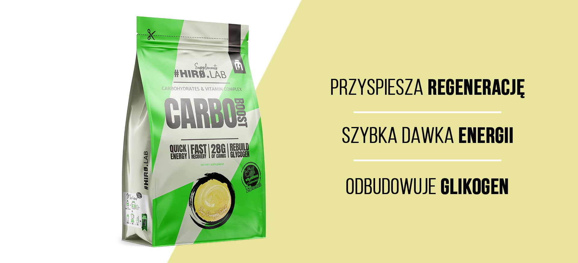 Hiro.Lab - Carbo Boost - odżywka węglowodanowa na bazie maltodekstryny