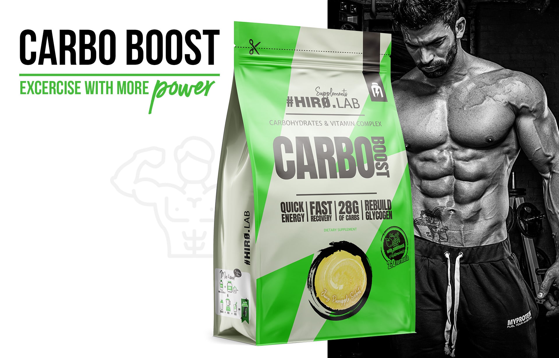 Hiro.Lab - Carbo Boost - odżywka węglowodanowa na bazie maltodekstryny