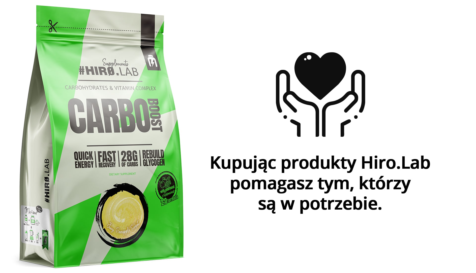 Hiro.Lab - Carbo Boost - odżywka węglowodanowa na bazie maltodekstryny