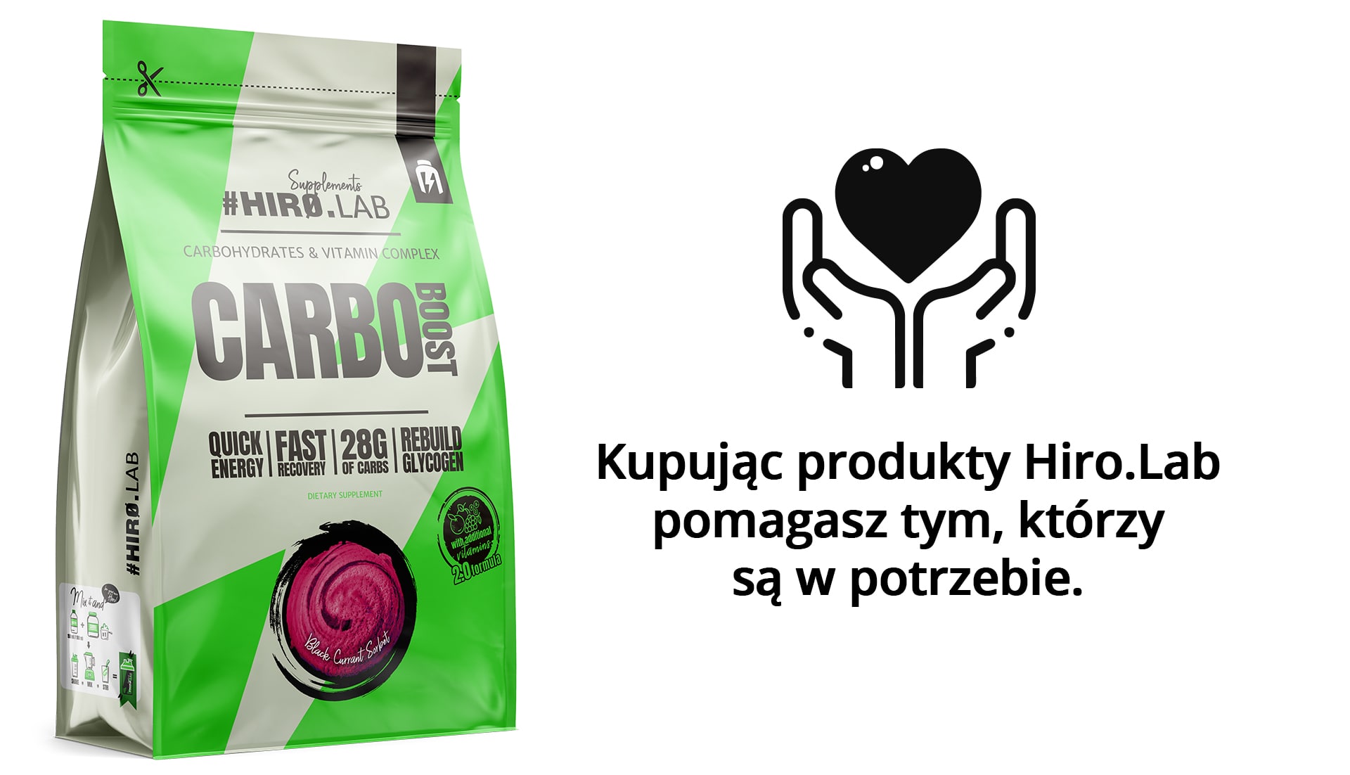 Hiro.Lab - Carbo Boost - odżywka węglowodanowa na bazie maltodekstryny