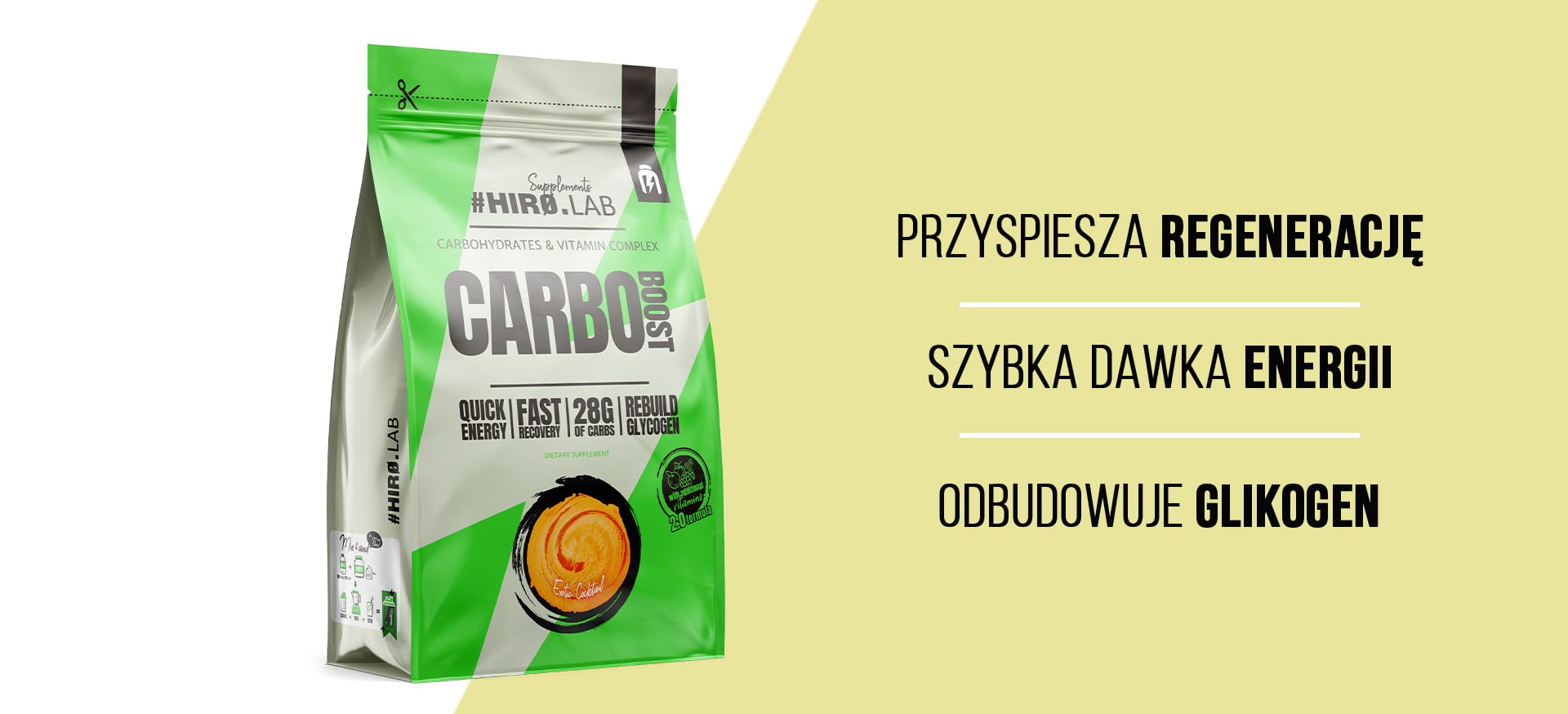 Hiro.Lab - Carbo Boost - odżywka węglowodanowa na bazie maltodekstryny